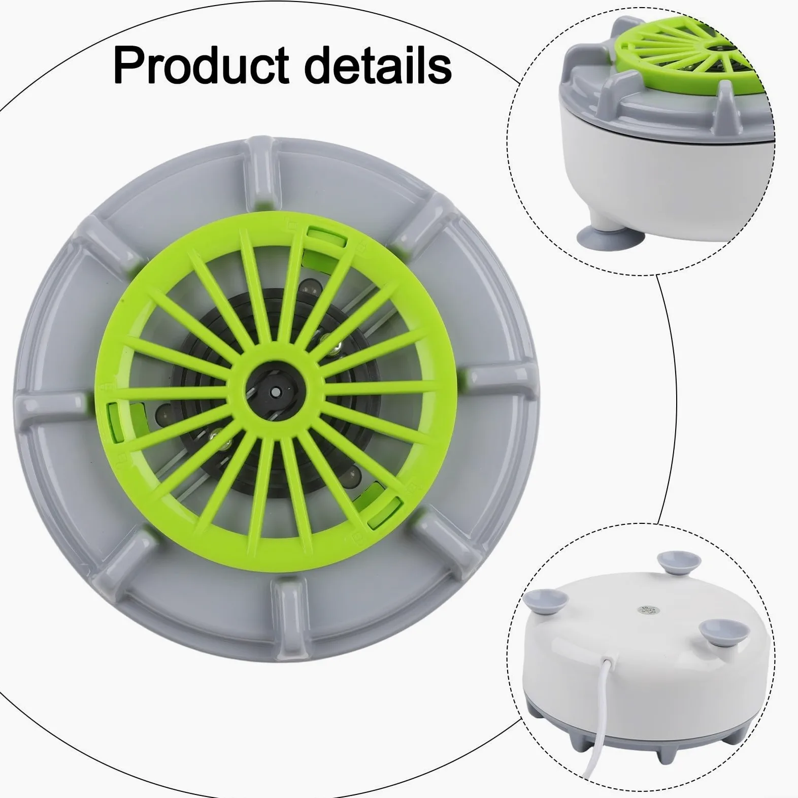 Machine à laver automatique pour fruits et légumes avec électrolyse, nettoyeur portable alimenté par USB pour produits de cuisine, nettoyeur compact de légumes et de fruits