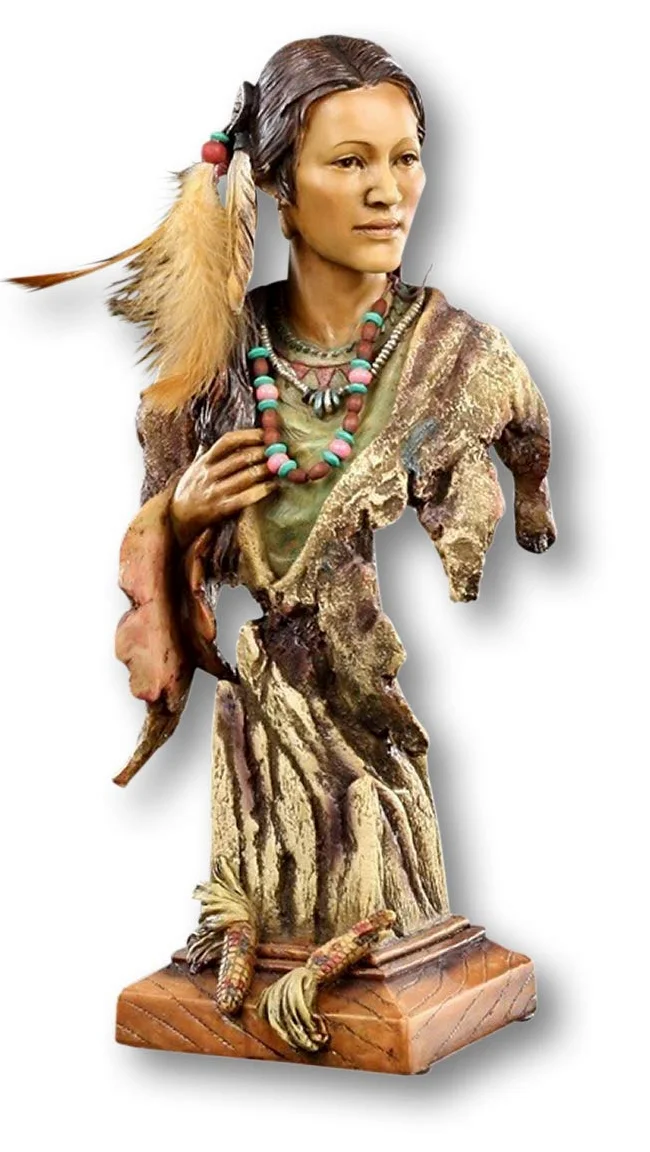 Indianer Figurine Buste - Aiyana