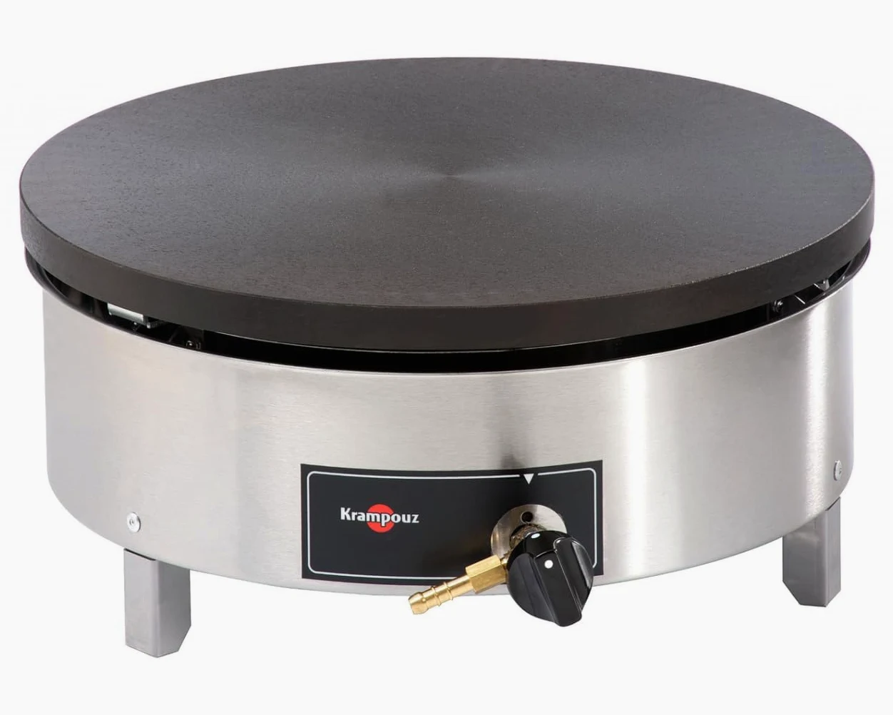Krampouz Crêpière Fonte 40cm 6000W Inox Gaz Butane Propane - CGBIM4AA