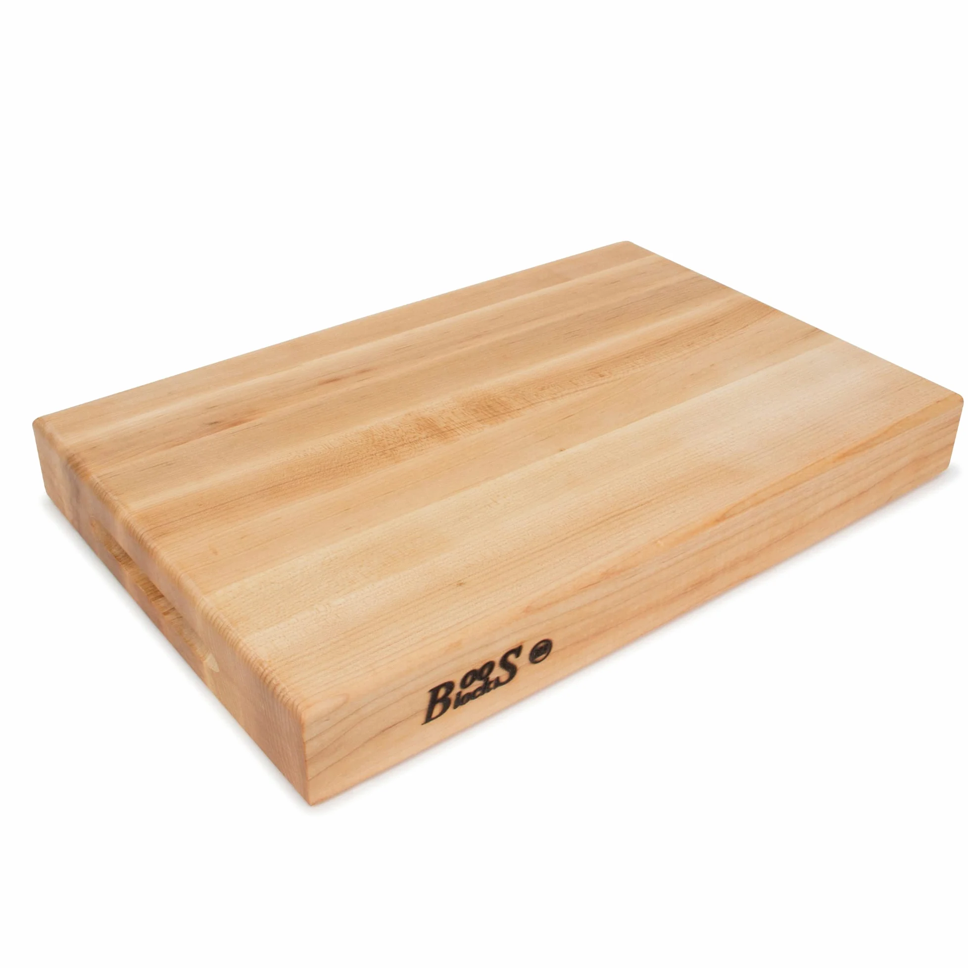 Boos Block Pro Chef Series - Billot De Cuisine - 46 x 31 x 6 cm | Planche Erable d'Amérique Du Nord - Planche a Decouper Professionnelle - Planche Apero XXL - Extra Épais