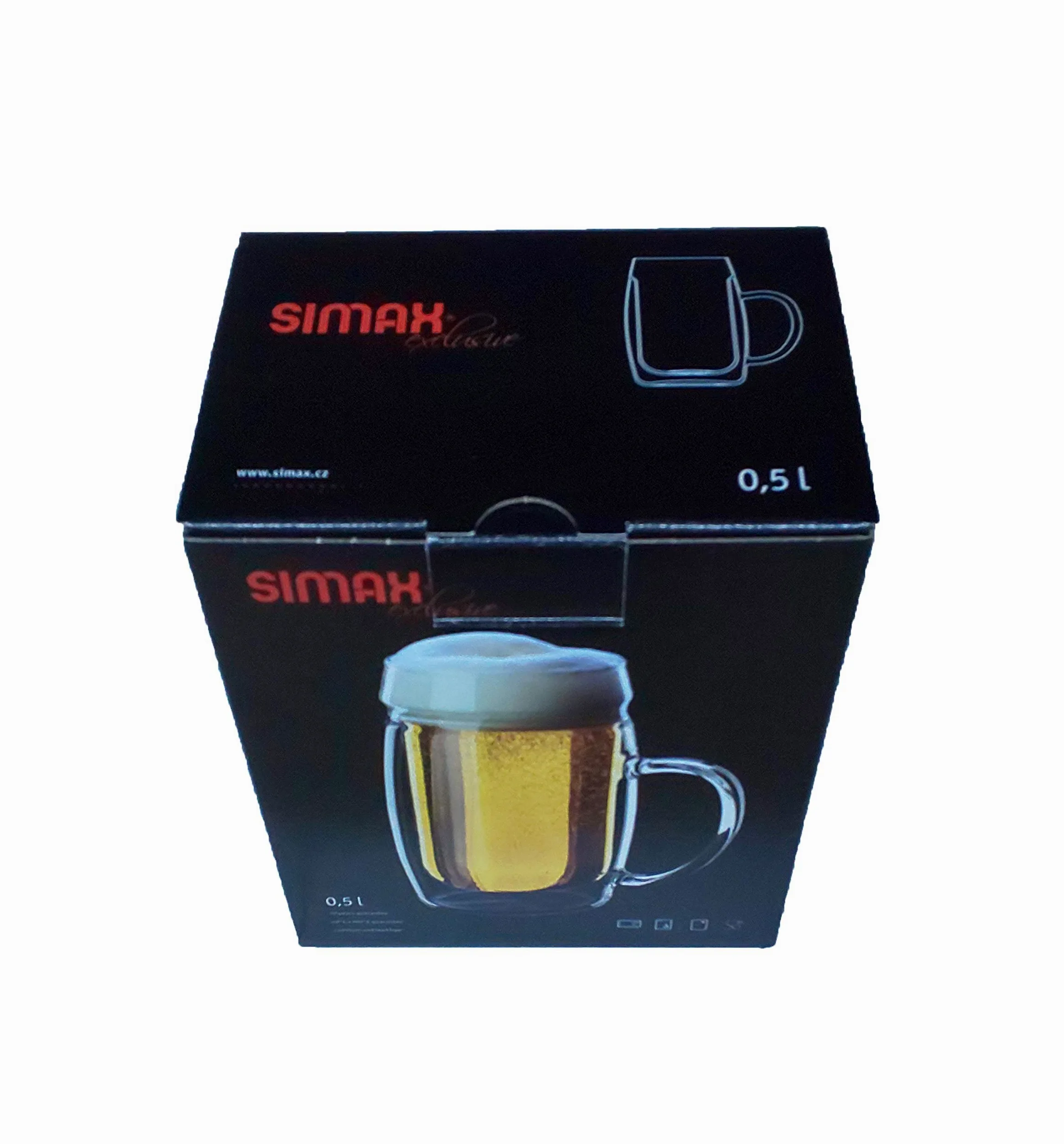 SIMAX 155772 Verre à bière exclusif avec poignée cl 50