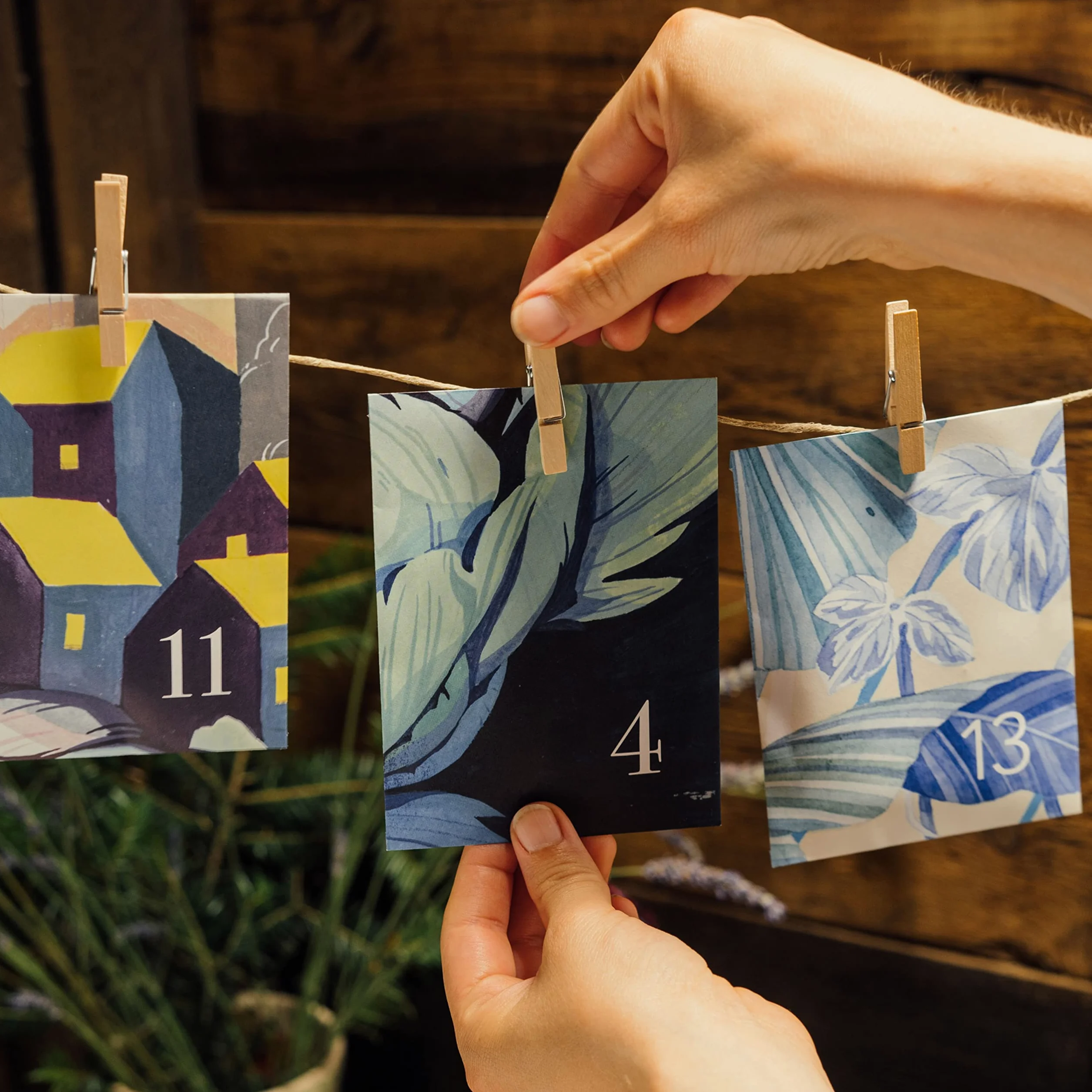 Magic Garden Seeds Calendrier de l’Avent bio L’ivresse des fleurs sauvages | 24 sachets de graines de fleurs bio reproductibles • Fleurs sauvages, annuelles et vivaces • Poster et calendrier de semis