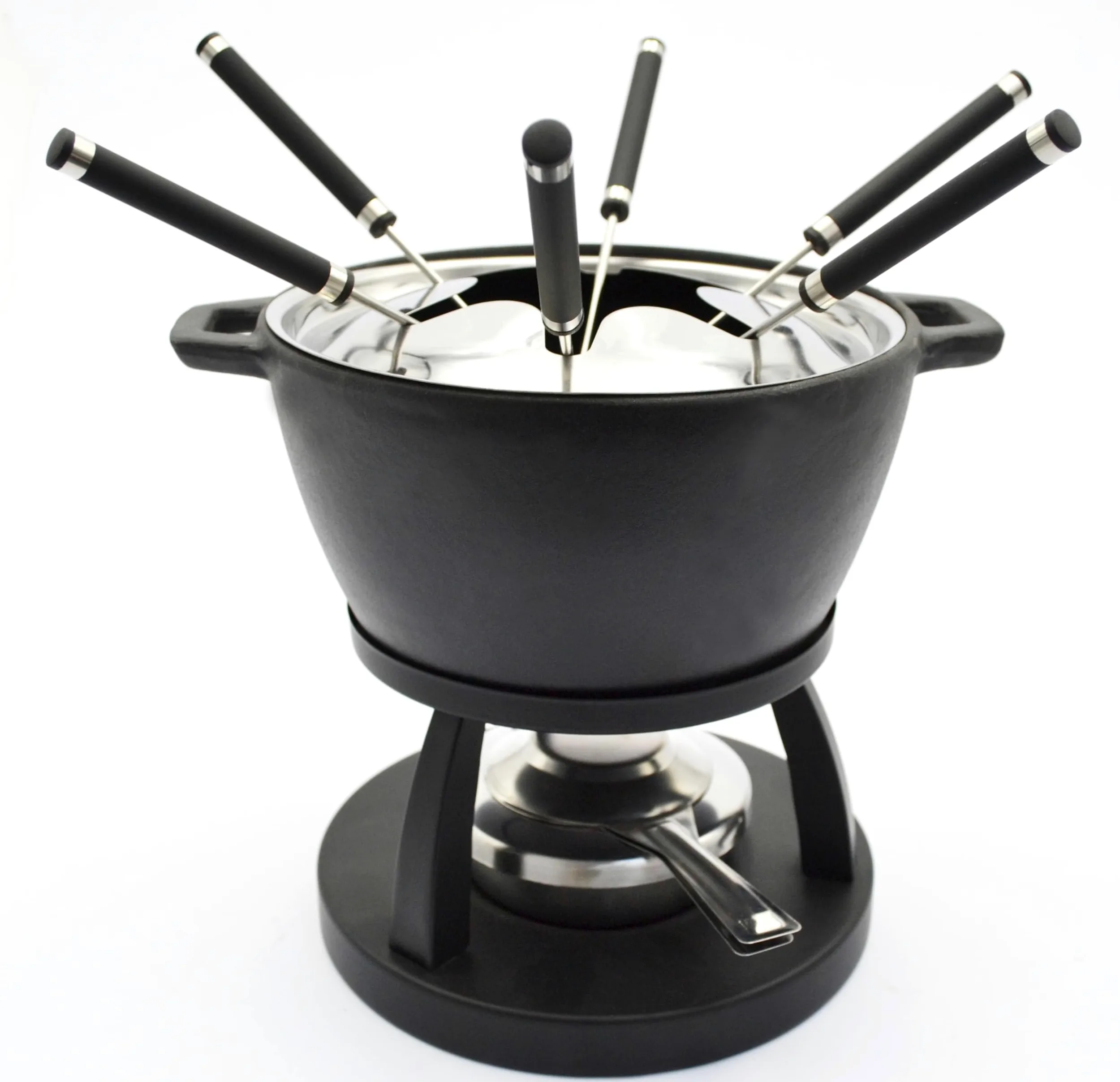 MÄSER 935482 Service à fondue en fonte pour 6 personnes Idéal pour fondue à la viande