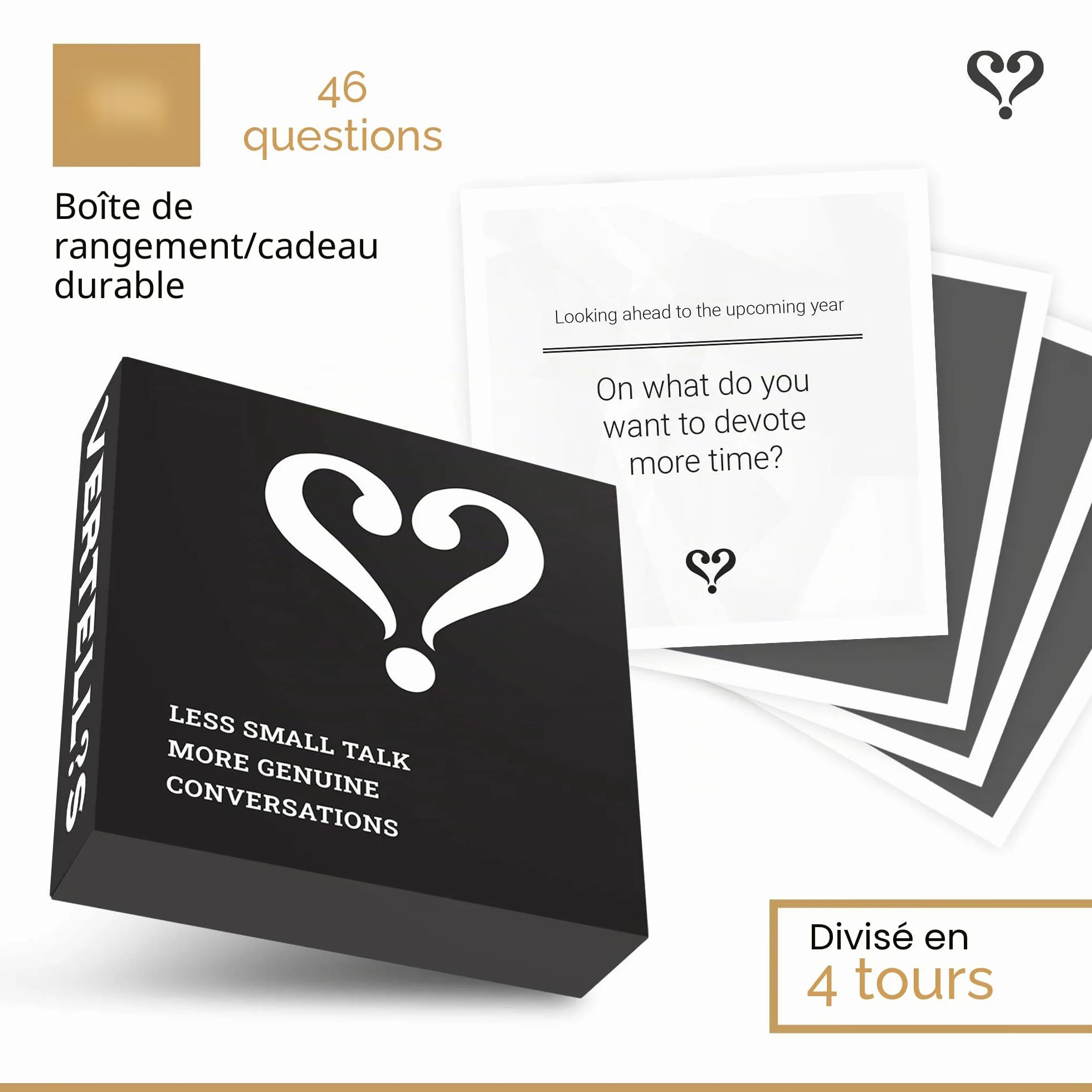 Vertellis Cartes de conversation Holiday Edition - Démarreurs de conversation bien pensés et questions pour les fêtes et les rassemblements - Cartes de pleine conscience et de conversation engageantes