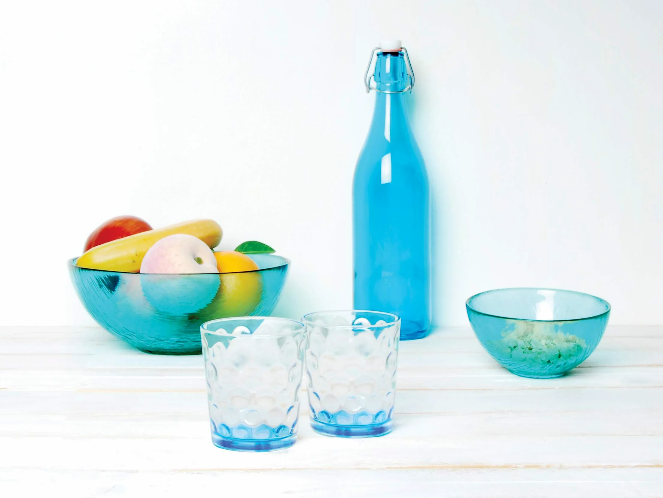 Excelsa Scratch 1 Paquet de 6 Bols, Verre, Multicolore