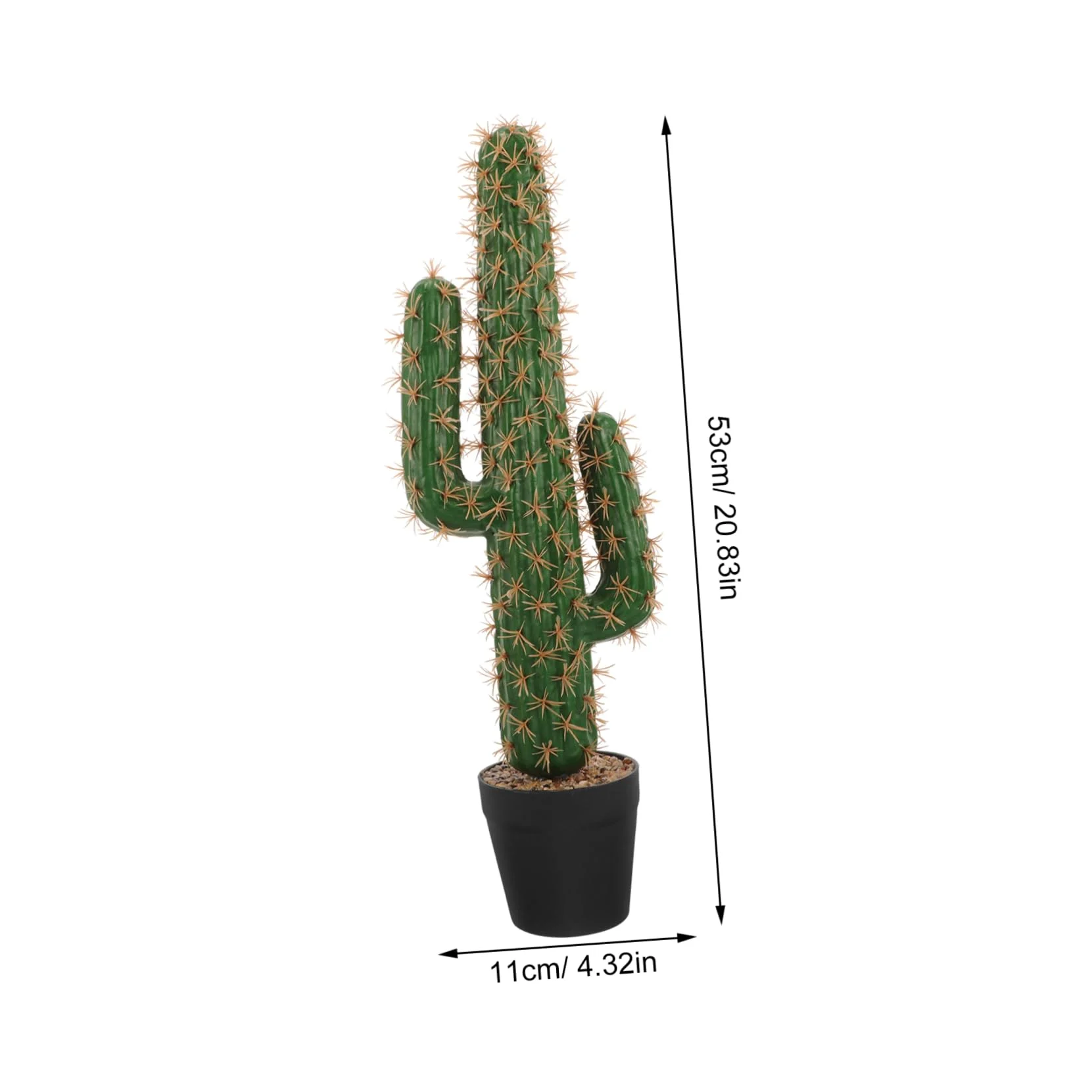Faux cactus avec pots, bonsaï, décoration en pot, plantes grasses, figurines décoratives en plastique