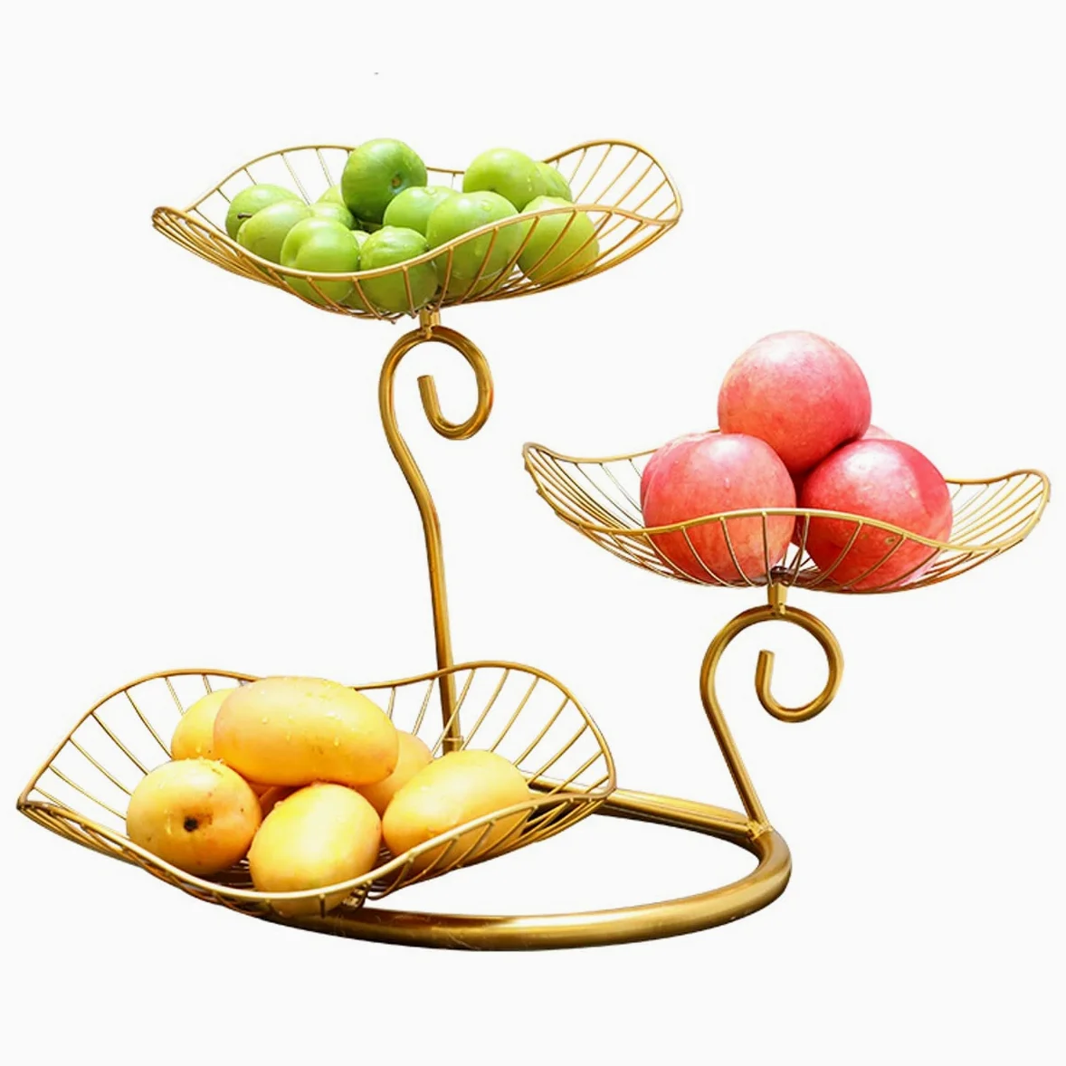 Corbeille à Fruits Bol à Fruits Panier de Fruits du Support de Fruits Porte-greffe, comptoir de Cuisine Organisateur de Table à Manger for Fruits collations légumes Corbeilles à Fruits