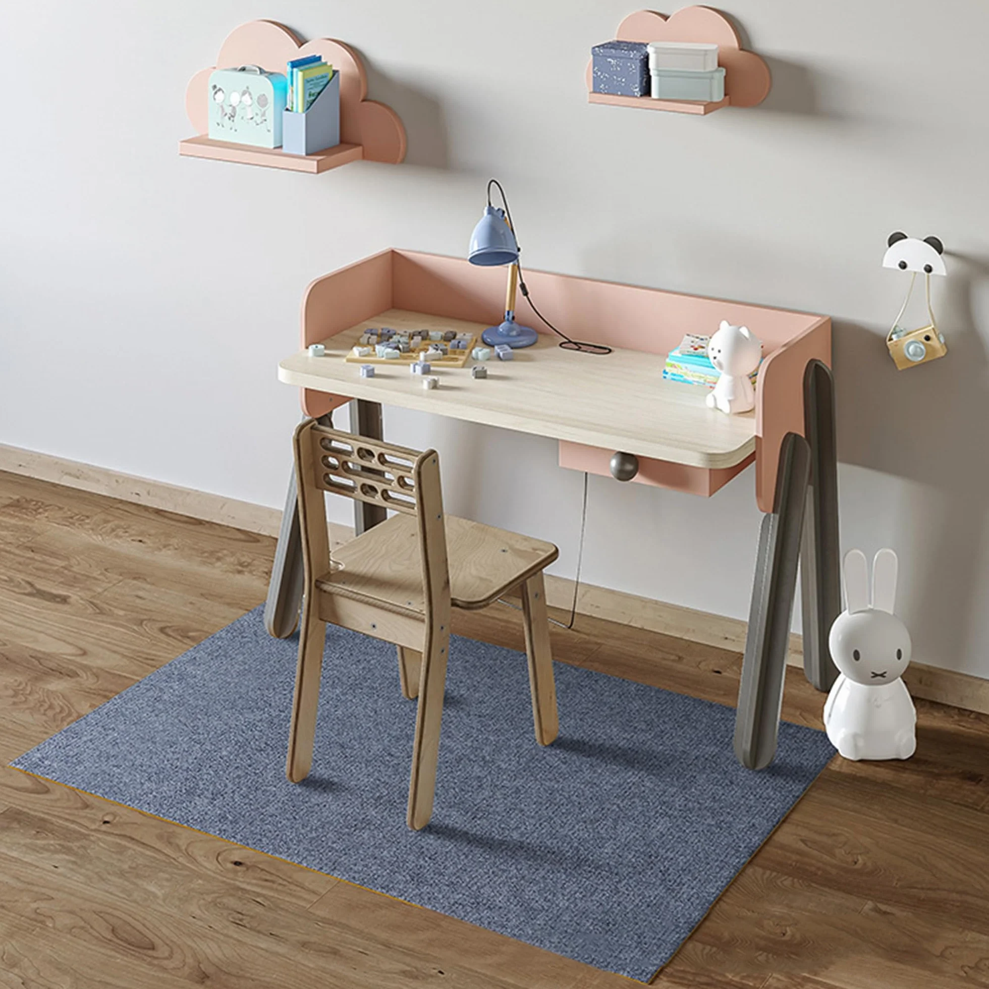 Tapis de chaise de bureau pour sols en bois dur - Antidérapant - Tapis de protection de sol dur - Tapis de chaise de bureau - Tapis de chaise d'ordinateur pour la maison et le bureau - 120 x