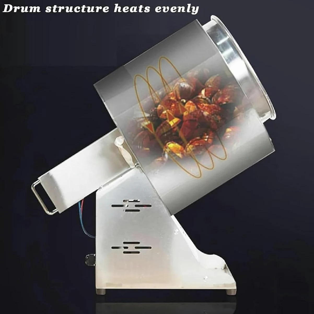 Torréfacteur De Café 1500 W, Torréfacteur électrique De Grains De Café, Torréfacteur en Acier Inoxydable 2 Kg avec Minuterie, pour La Cuisson du Café, Châtaigne, Cacahuètes Et Céréales