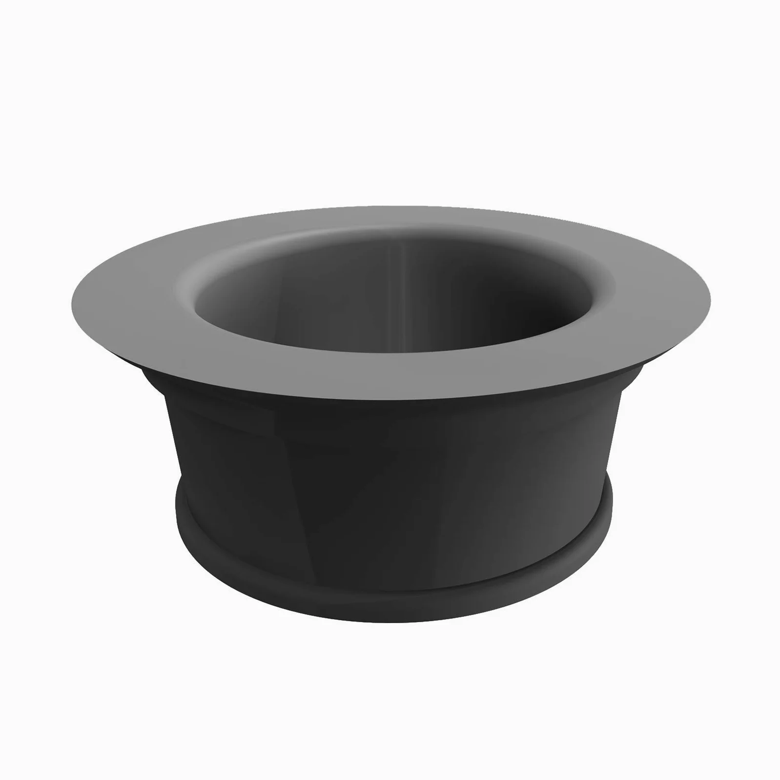 Set de 2 Joints Troncoconiques pour Poubelle Cousines, Faites en Gomme de Caoutchouc noire a Basse intensité. | idéal per Cousines Industrielles.