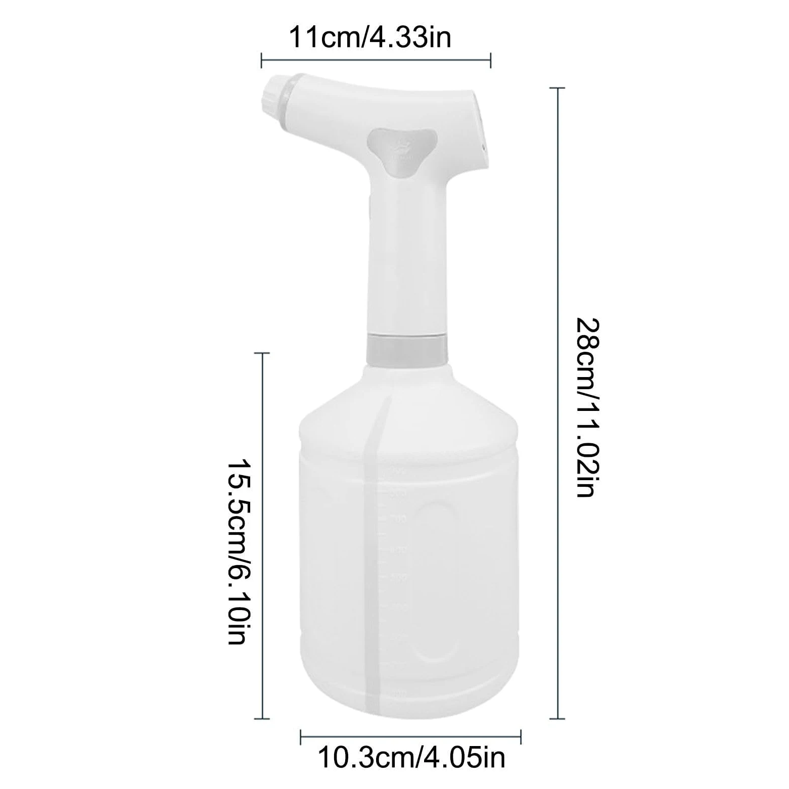 Vaporisateur électrique – Brumisateur portatif rechargeable pour arrosage, nettoyage et fertilisation – Pulvérisateur automatique portable pour plantes pour l'intérieur et l'extérieur