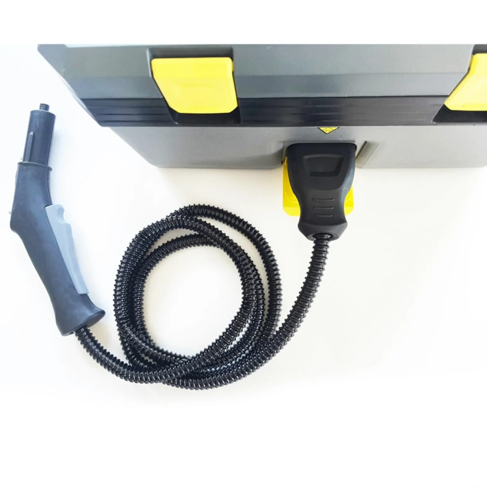 Tuyau de rechange pour nettoyeur vapeur Karcher SC5 SC5800C SC5850C Pièce compatible 4.322-046.0 43220470 Noir 2,5 m