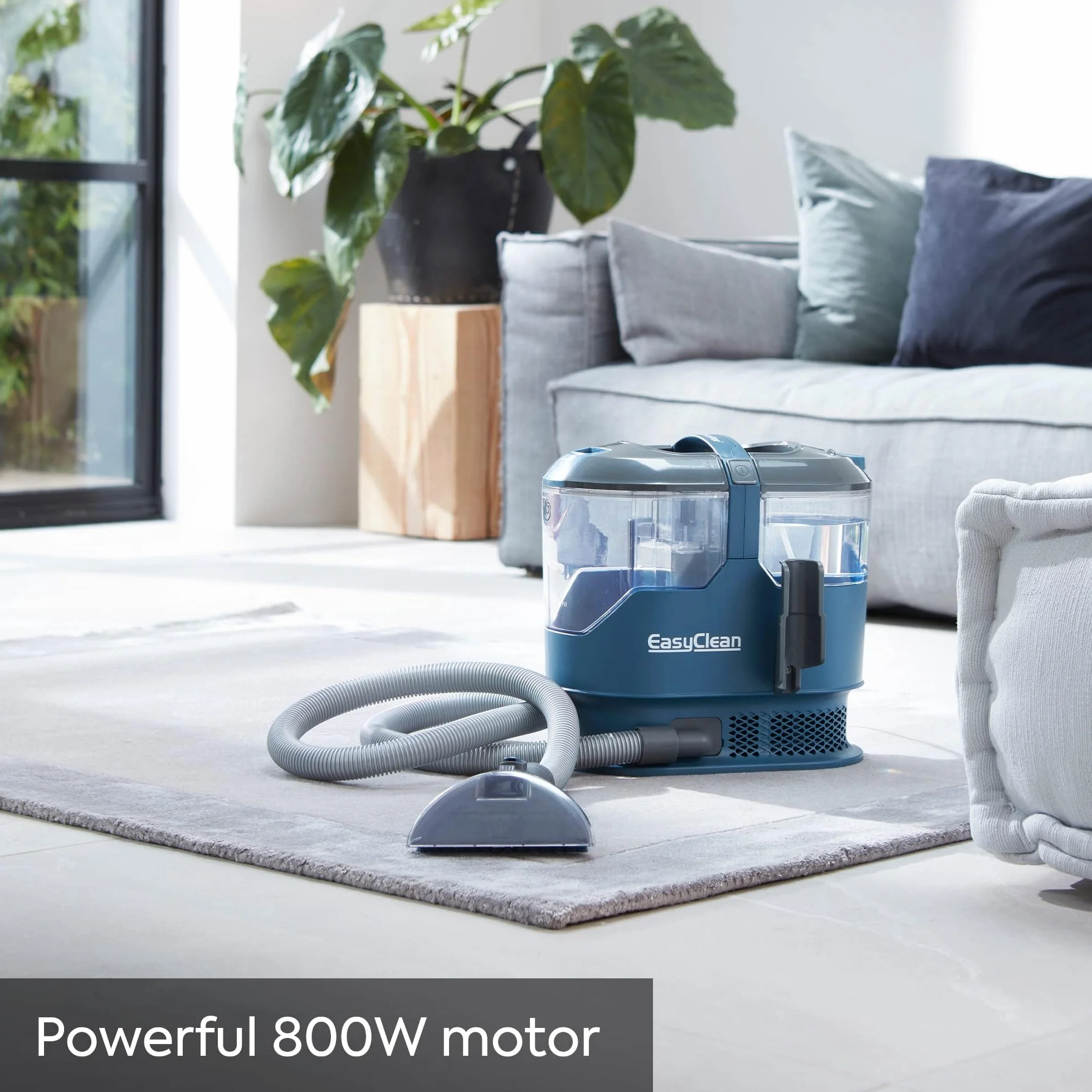 Vacmaster SCA0801 Aspirateur Nettoyeur de Tapis pour canapé, Tapis, Rembourrage, Voiture | Aspirateur Eau-Sec Forte Aspiration Lavage Eau décontamination | 800W