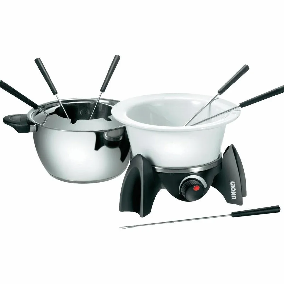 Unold 2074002 Fondue Electrique Acier Inox/Noir
