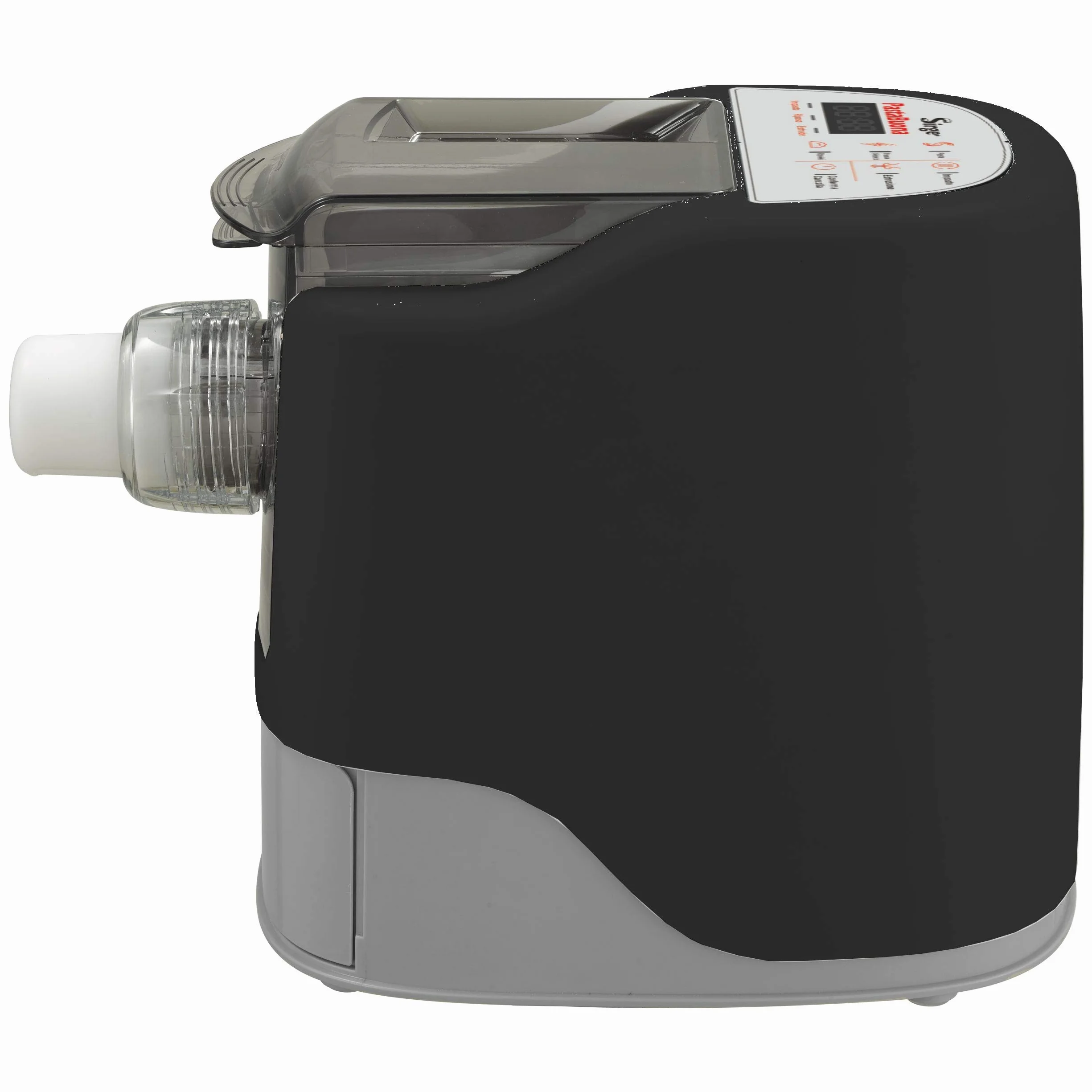 Sirge Machine à pâtes série BONNE - 13 filets inclus avec pâte, repos de pâte et extrusion étirée automatique, mélange parfait de farine avec les ingrédients, noir/gris
