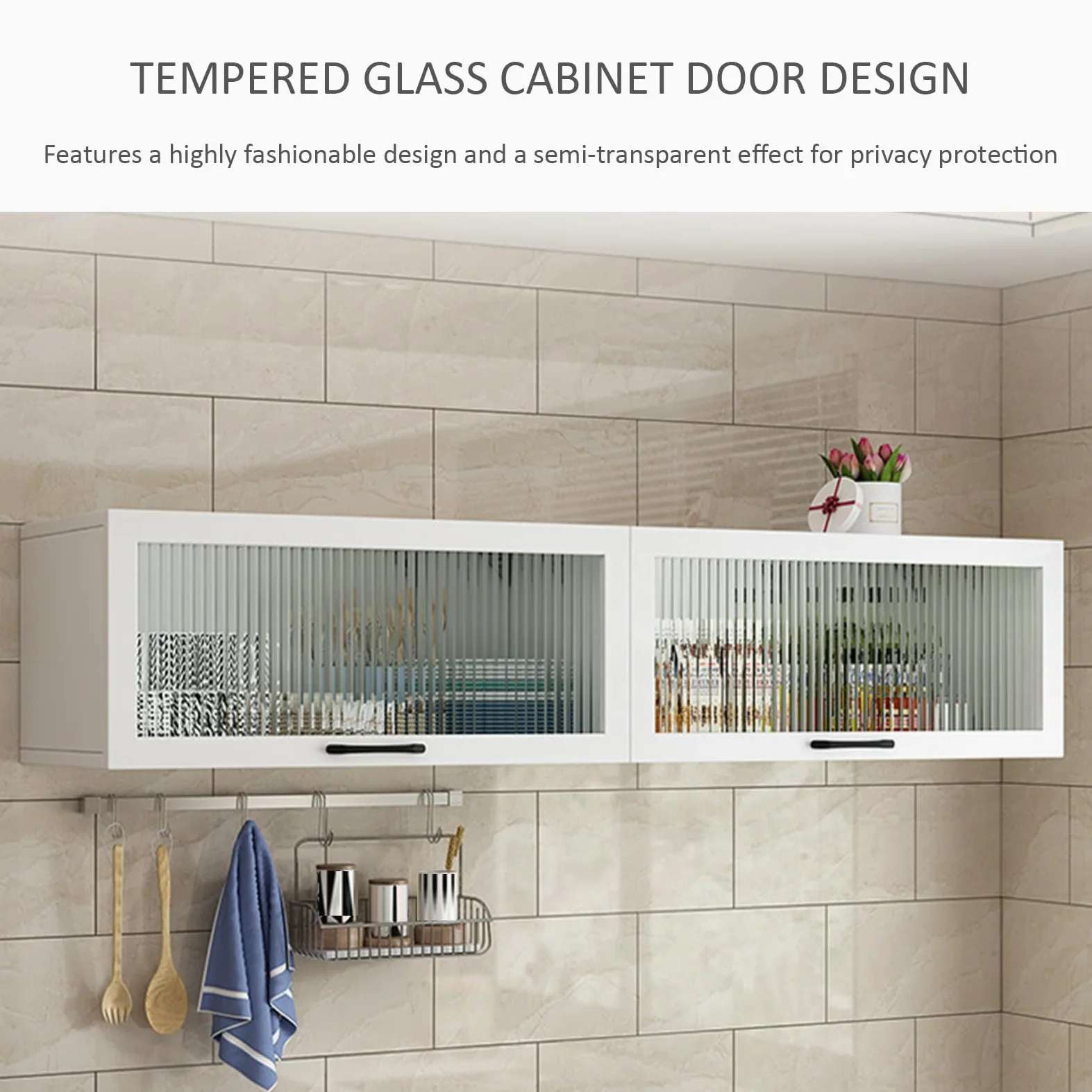 Armoire murale en acier inoxydable avec porte basculante, organiseur de rangement peu encombrant pour cuisine, garage, salle à outils, hôtel, cantine, ustensiles et épices