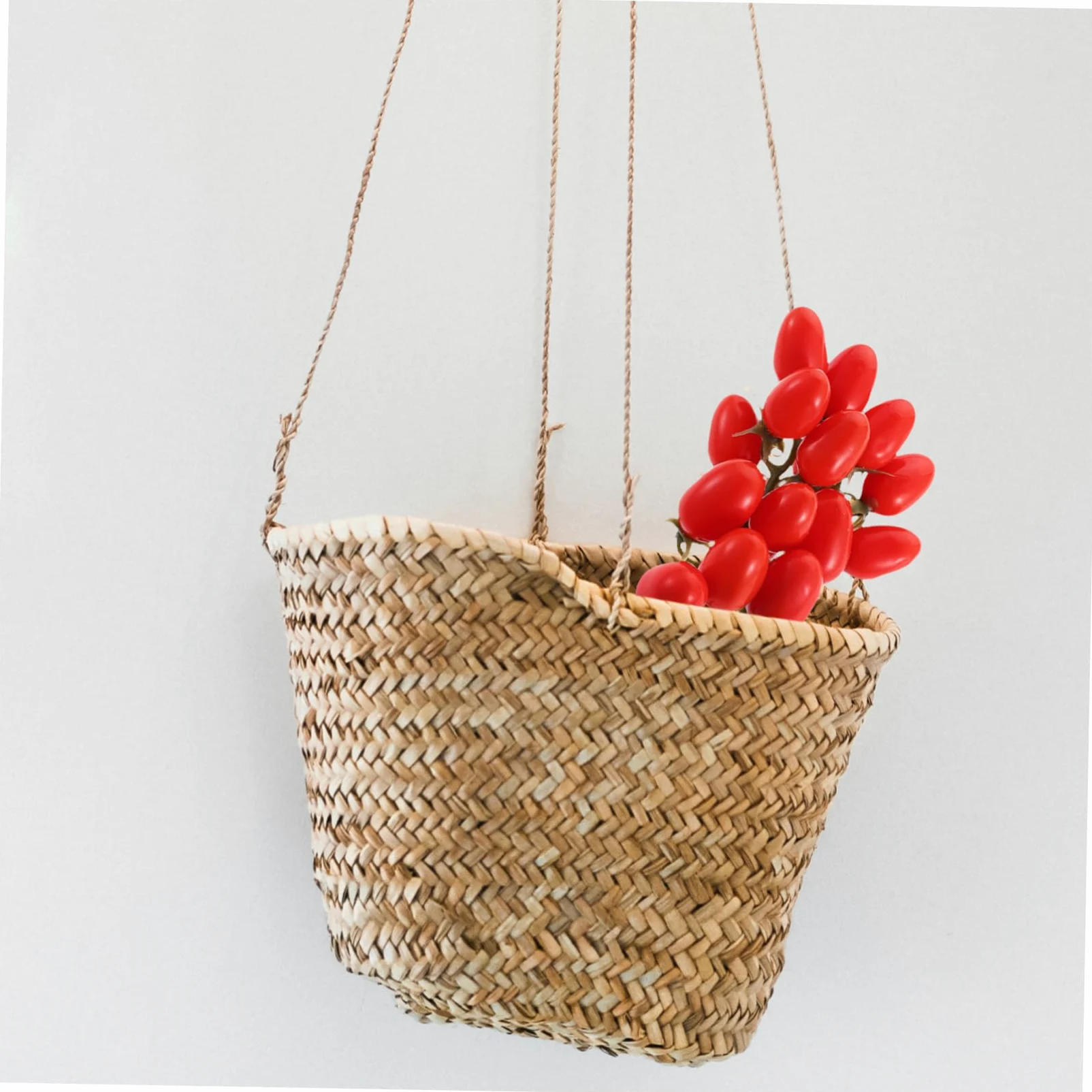 Gatuida 4 Pièces Accessoires de tomates Cerises Tomate Artificielle Accessoire Photo de Fruits décoration Cuisine Patisserie tomates Cerises simulées pour la décoration Fruits réeux