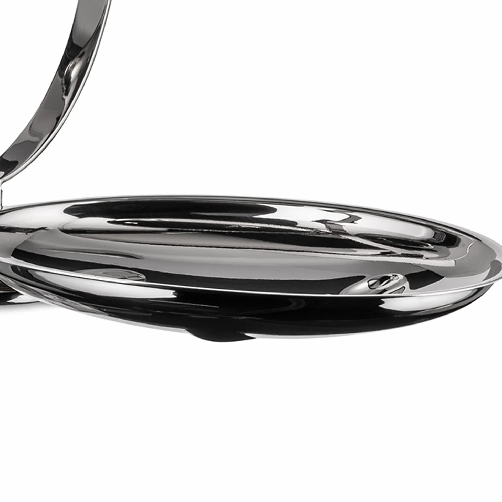Alessi, AM37 Anna Gong, Presentoir à Gâteau de Design, Acier 18/10, Poli Argent