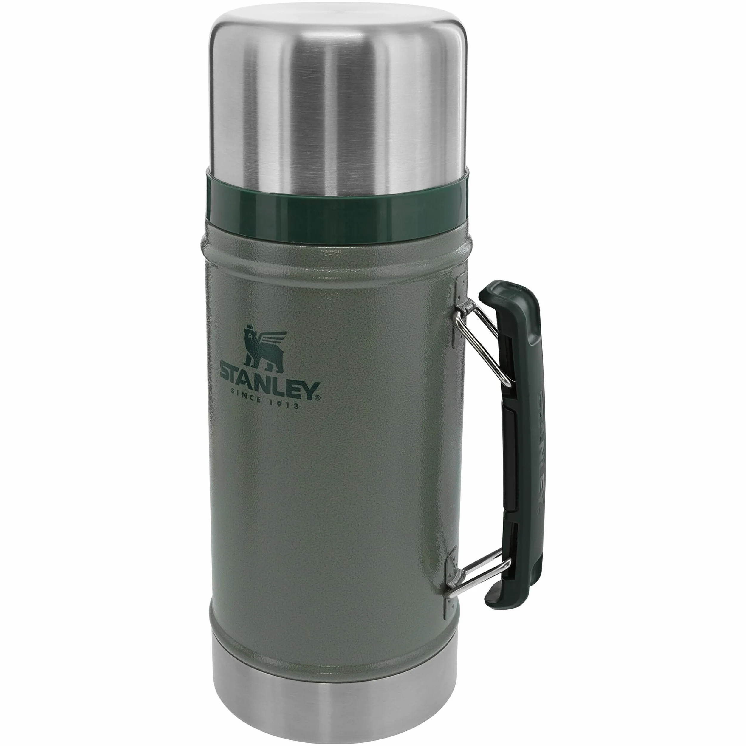 STANLEY Classic Legendary Food Jar 0.94L - Thermos Alimentaire Chaud a 20h - Lavable au Lave-Vaisselle - Acier Inoxydable - Sans BPA - Lunch Box Isotherme - Hammertone Green