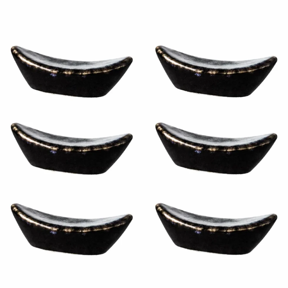 Support de baguettes en céramique, support de cuillère, support de 6 baguettes en céramique, support de cuillère en forme de lingots, fourchettes à cuillère, support de vaisselle, support de baguette