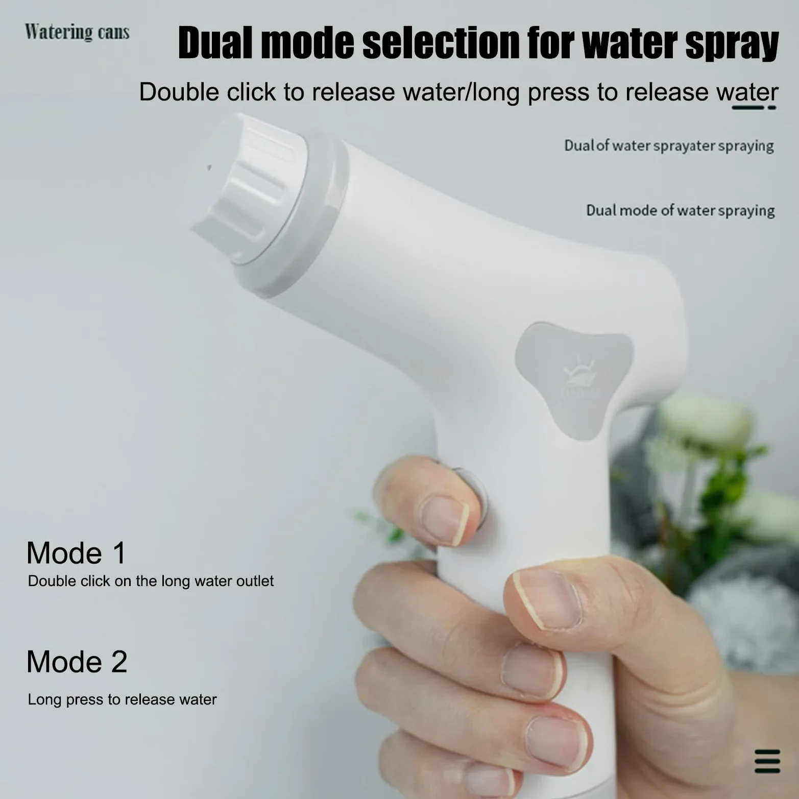 Vaporisateur électrique – Brumisateur portatif rechargeable pour arrosage, nettoyage et fertilisation – Pulvérisateur automatique portable pour plantes pour l'intérieur et l'extérieur