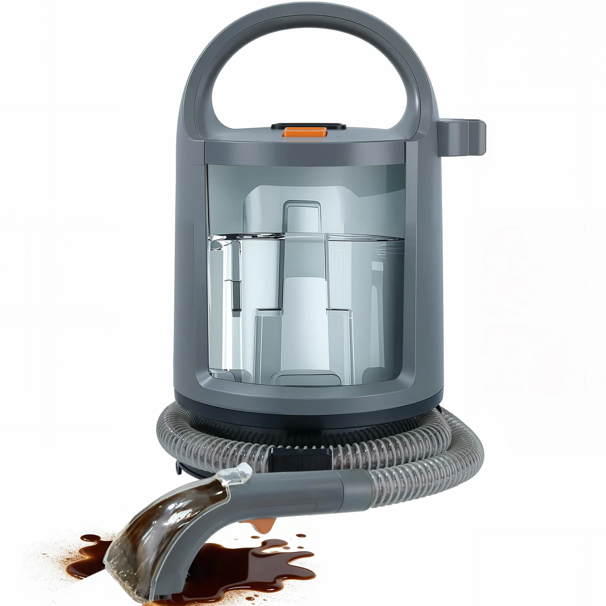 Nettoyeur de tissus d'ameublement 400 W, 12 kPa – Aspirateur portable avec système à 2 réservoirs, nettoyant pour tapis et détachant pour canapé, tapis, voiture, lit et tapis