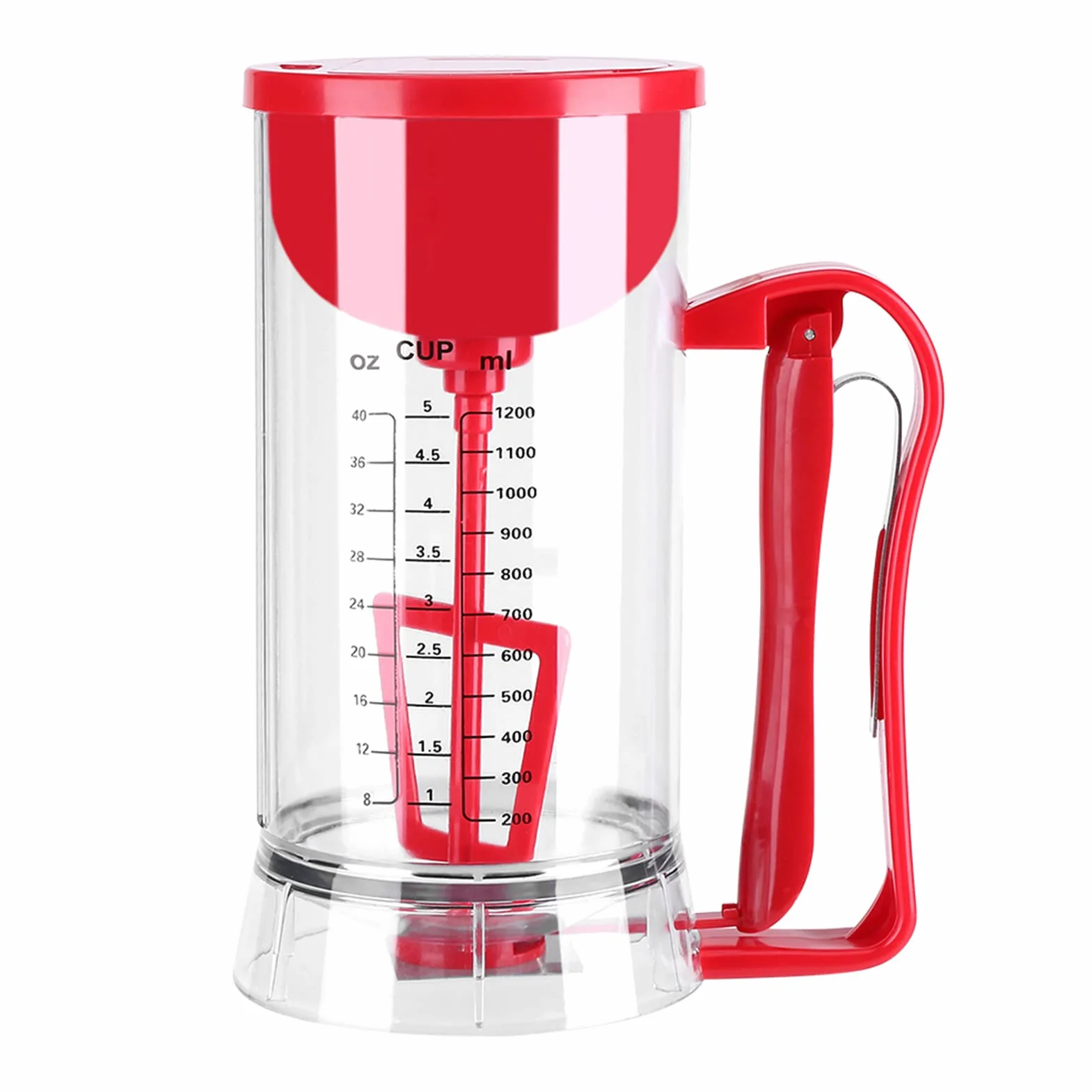 Distributeur de Mélangeur de Pâte, Distributeur de Pâte à Crêpes électrique sans Fil, Séparateur de Pâte à Gâteau Alimenté Par Batterie, Machine de Fabrication de Pâte à Gaufres à Crêpes