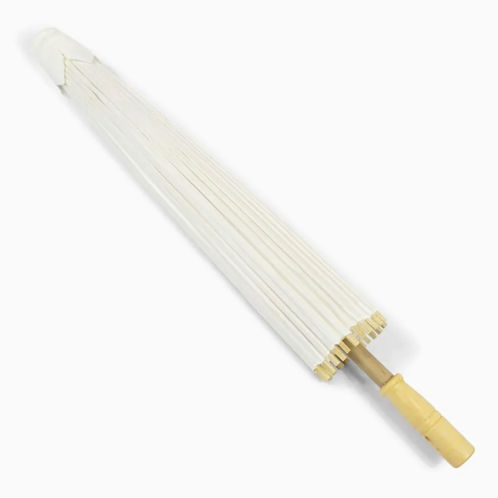 OLILLY - Grandes Ombrelles (Diamètre 88 cm) en Papier et Bambou - Pack de 10 ou 50 Ombrelles - Large choix de couleurs disponible