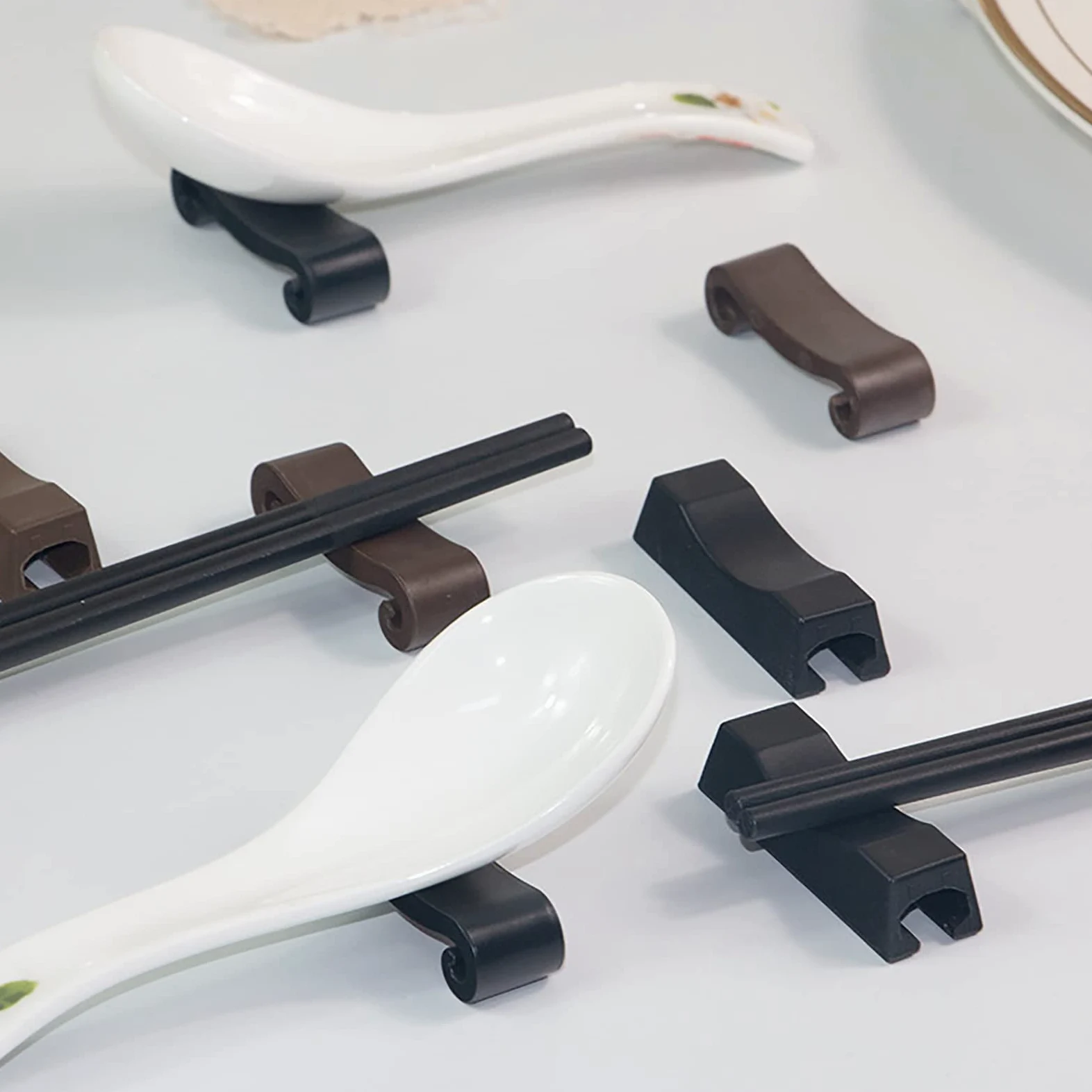 Support De Baguettes en Alliage, Support De Vaisselle Multifonctionnel Portable 12 Pièces, Couteau, Fourchette Et Cuillère Décoration De Table De Cuisine De Restaurant