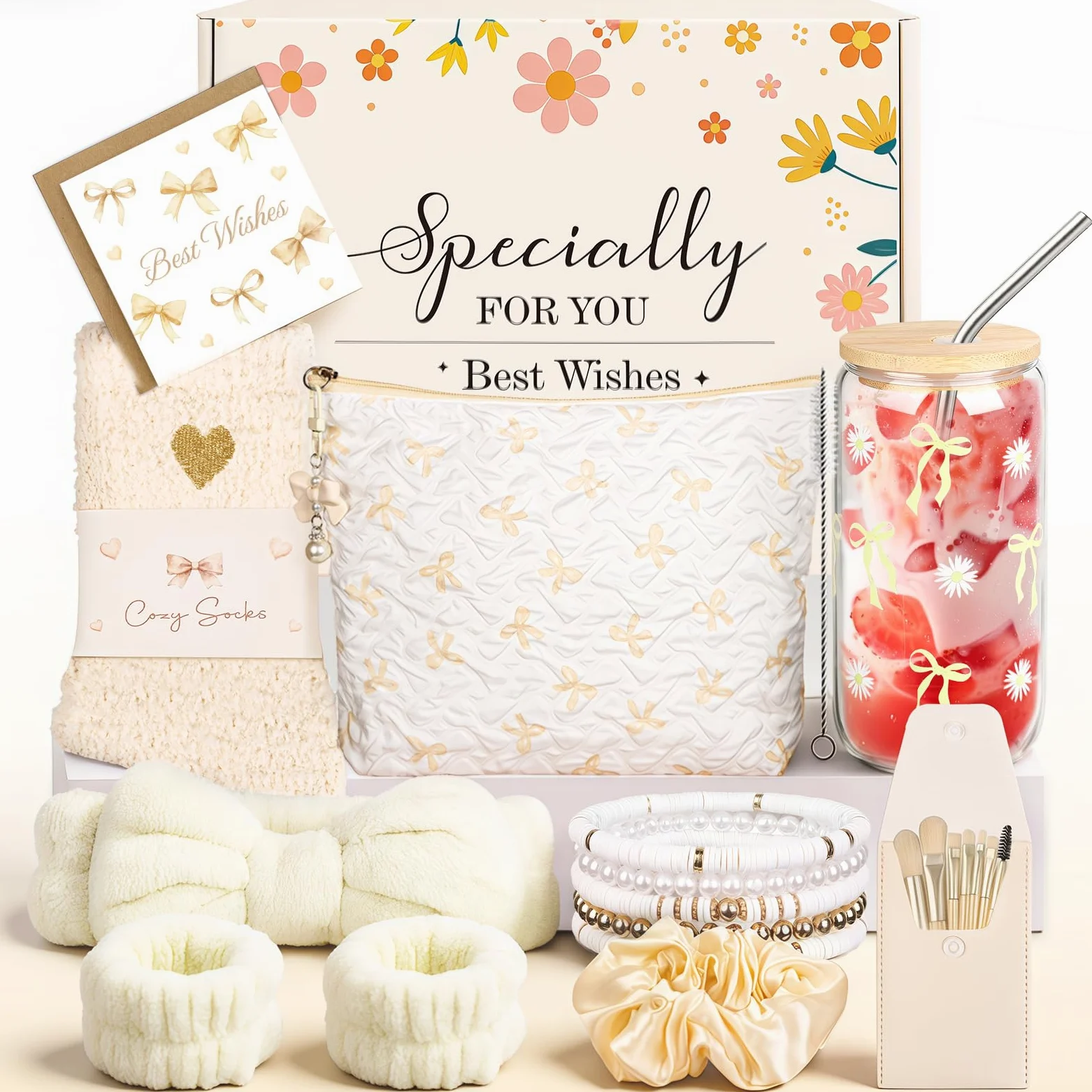 TUZELIYA Cadeaux pour filles adolescentes de 9, 10, 11, 12, 13, 14, 15, 16, 17, 18 ans, cadeau d'anniversaire pour fille, petite-fille, sœur, meilleure amie, nièce, beige