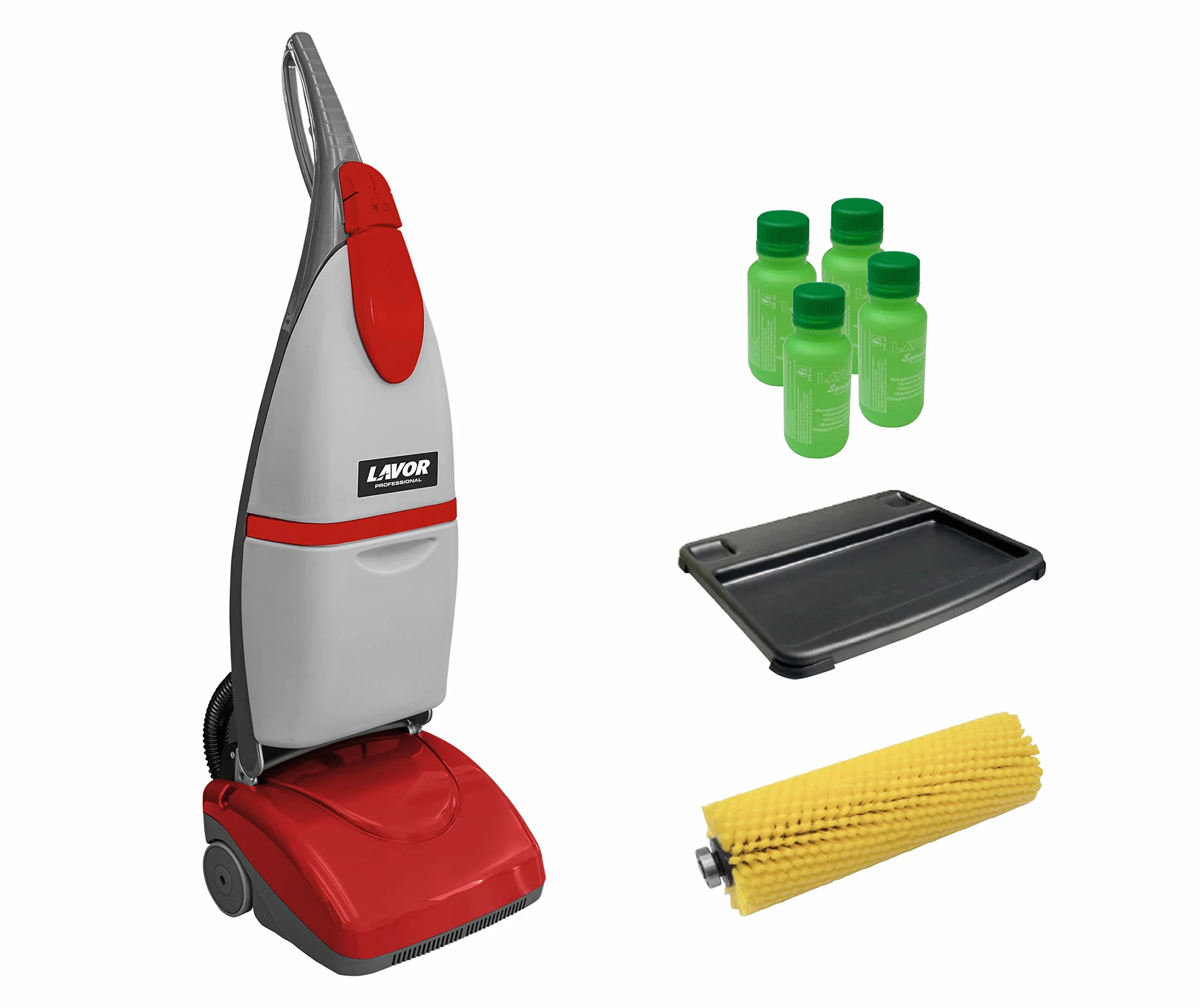 Lavor Autolaveuse Eau Chaude Crystal Clean, Lave Avec Eau Chaude Ã€ 90°C Max 1000 Watt, Rendement Horaire Max. 1015 Mq/h, 4 Bouteilles De Détergent Incluses
