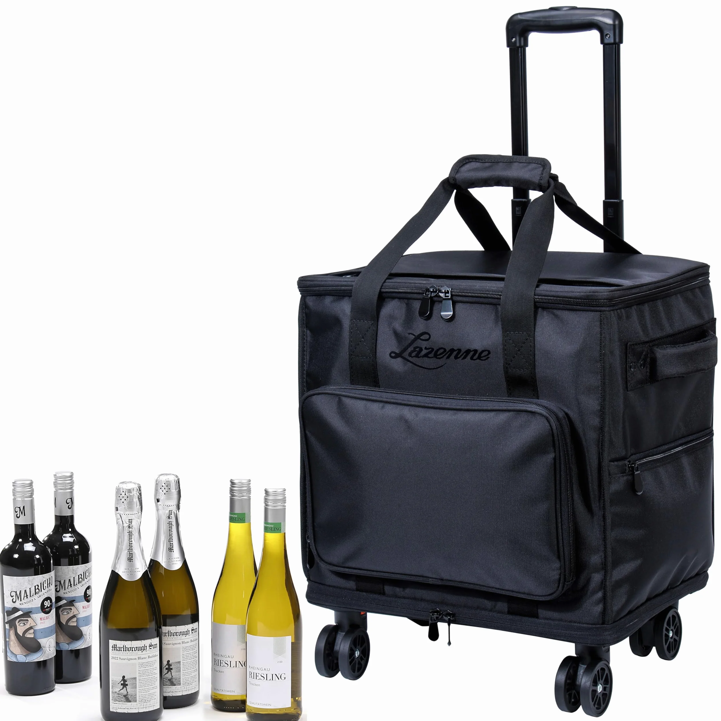 Sac Isotherme Bouteille Vin - Sac de Voyage pour Bouteilles de Vin - Porte Bouteille Vin pour Professionnel et Amateur
