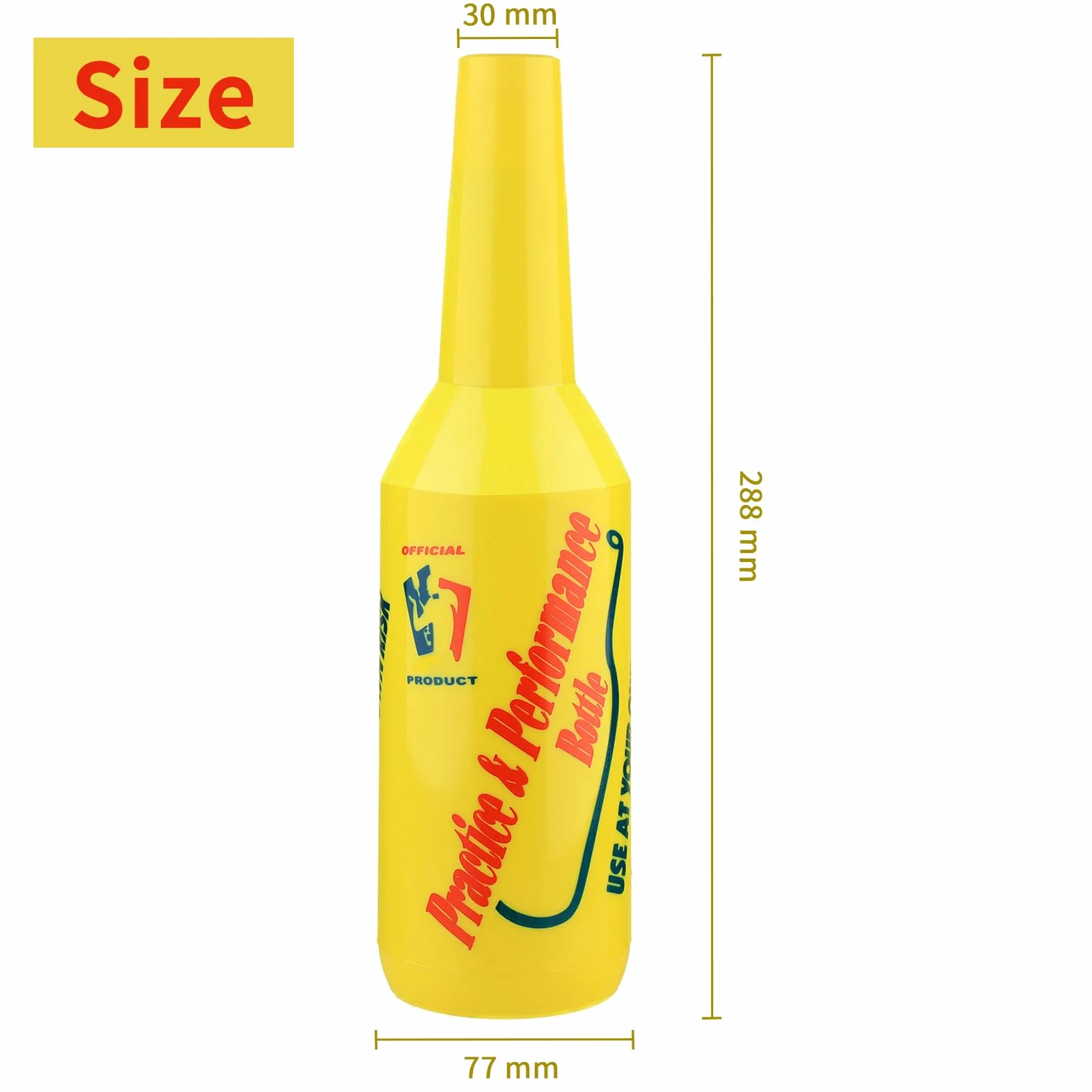 SuproBarware Flair Bottle Lot de 3 shakers à cocktail, bouteille d'entraînement, 750 ml (blanc, rose, jaune)