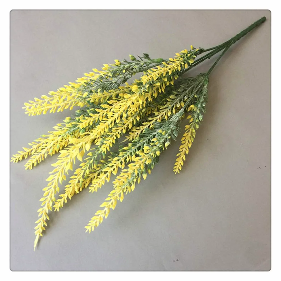 Fleurs Artificielles Français Romantiques Saint Valentin Fleurs Violettes Provence Lavande Grain De Mariage Décoratif Plantes De Jardin 36cm
