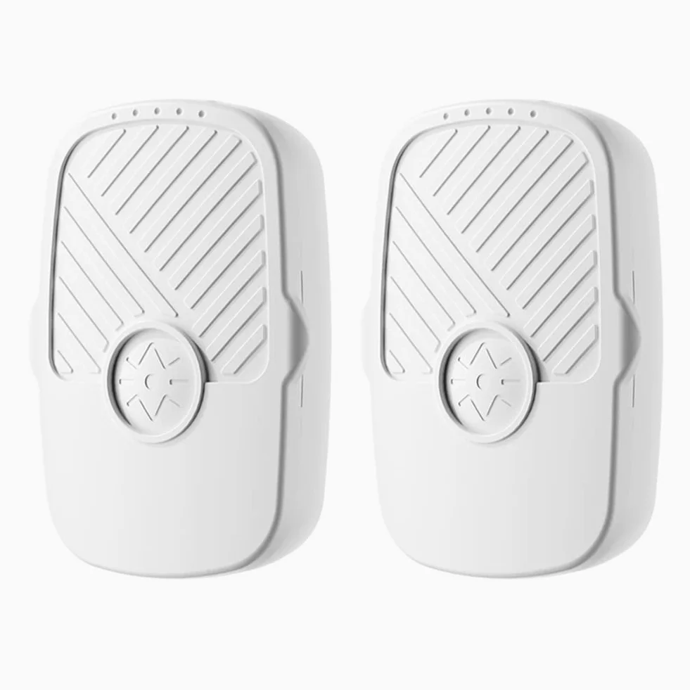 2PCS Légumes Desinfectante Portable Ultrasonic Fruit Food Purifier Ménage Cuisine Nettoyant Alimentaire Machine Blanc