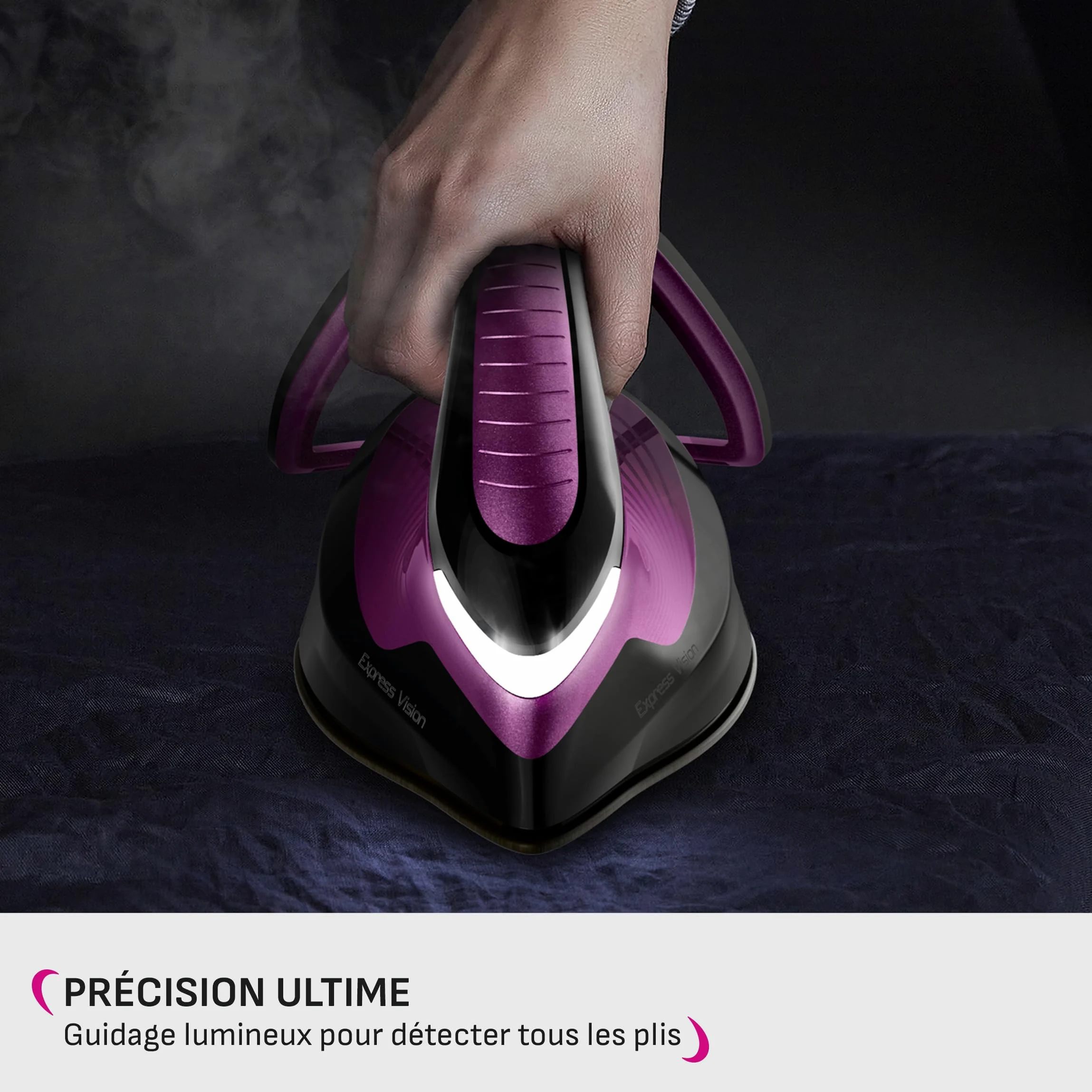 Calor Express Power Vision, Centrale Vapeur Classique, Débit vapeur 480 g/min, Sans réglage, Technologie LED Vision, Fabriqué en France, SV8152C0