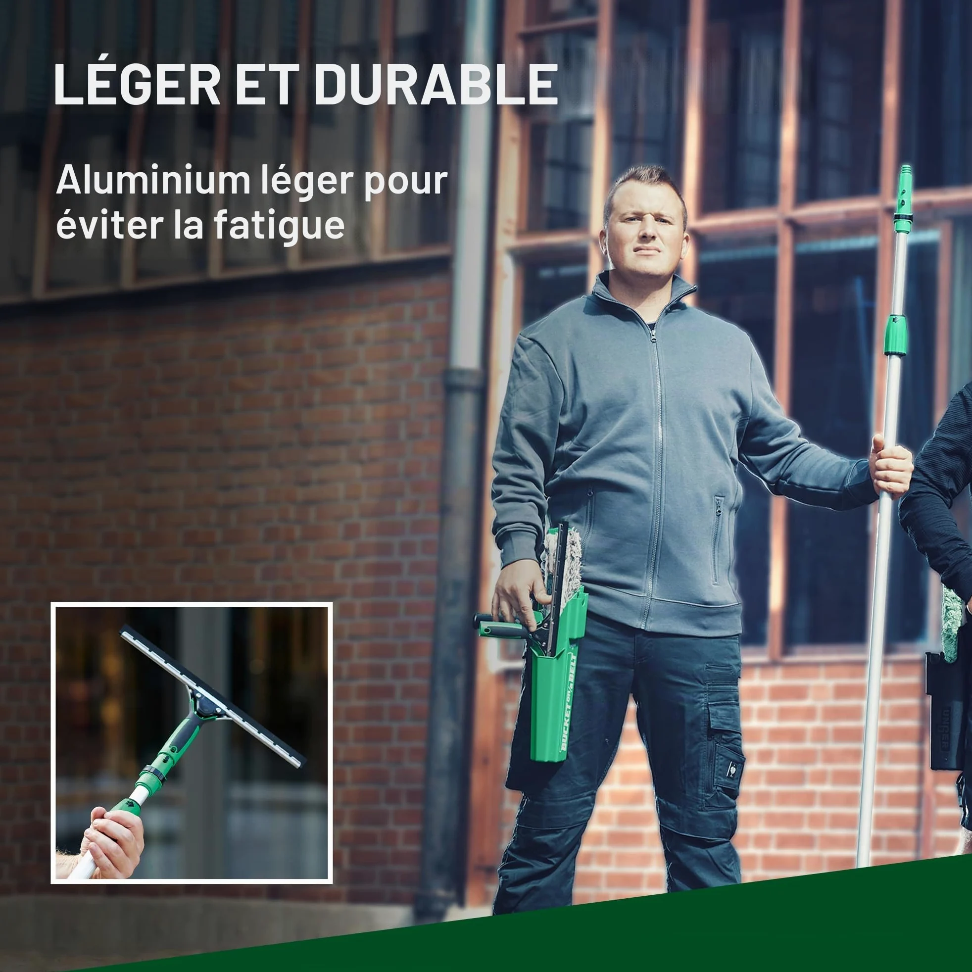 Unger Optiloc Barre télescopique en 2 Parties - 1,25 m