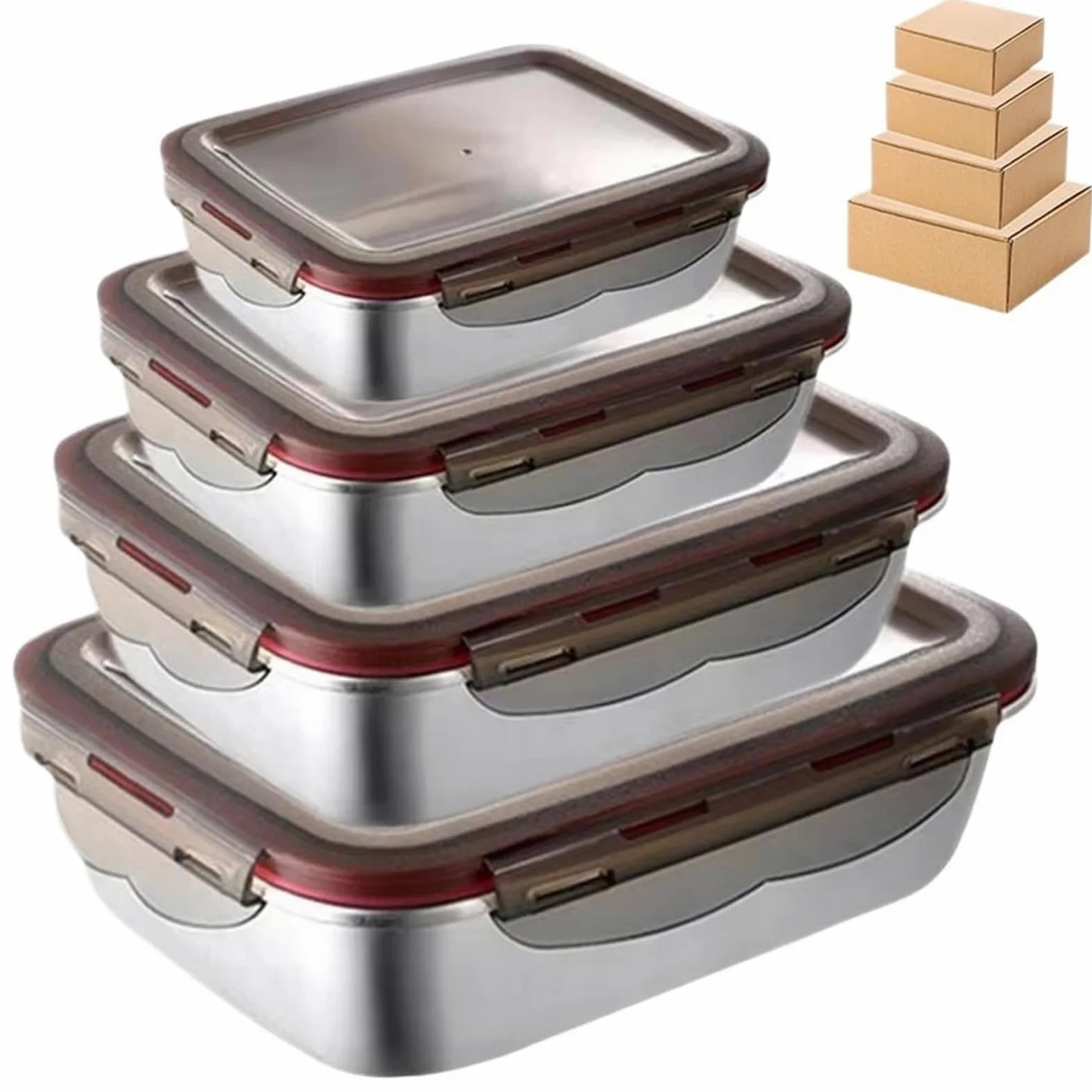 Bento Lunch Boite Boîte à déjeuner Bento étanche et hermétique for Le Voyage(600ML 1500ML)