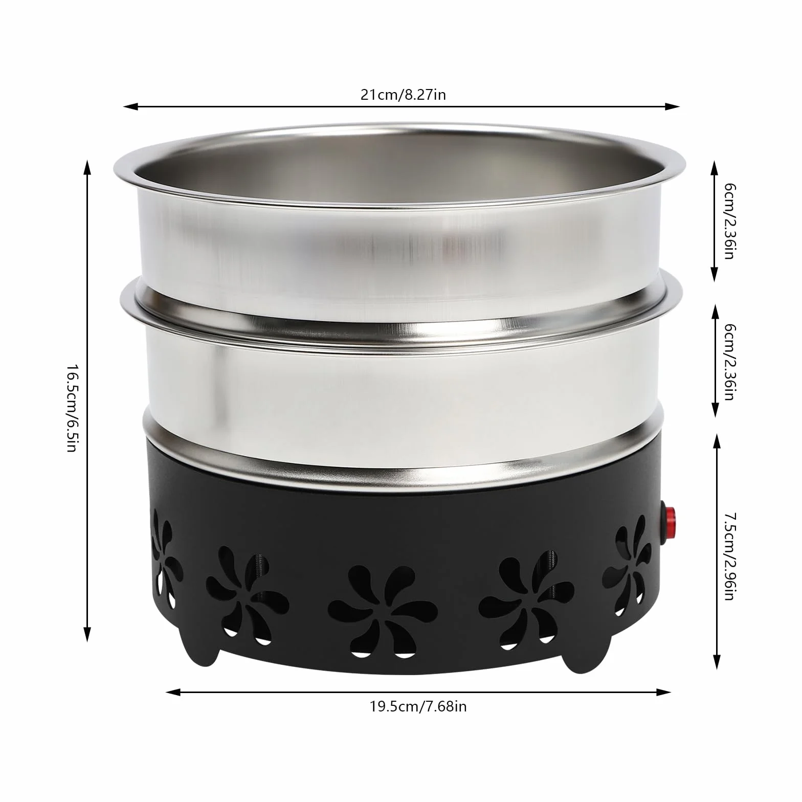 Refroidisseur de grains de café électrique 600 g pour café électrique, machine de refroidissement électronique avec maille en acier inoxydable 304, deux couches pour grains de café, noix et cacahuètes