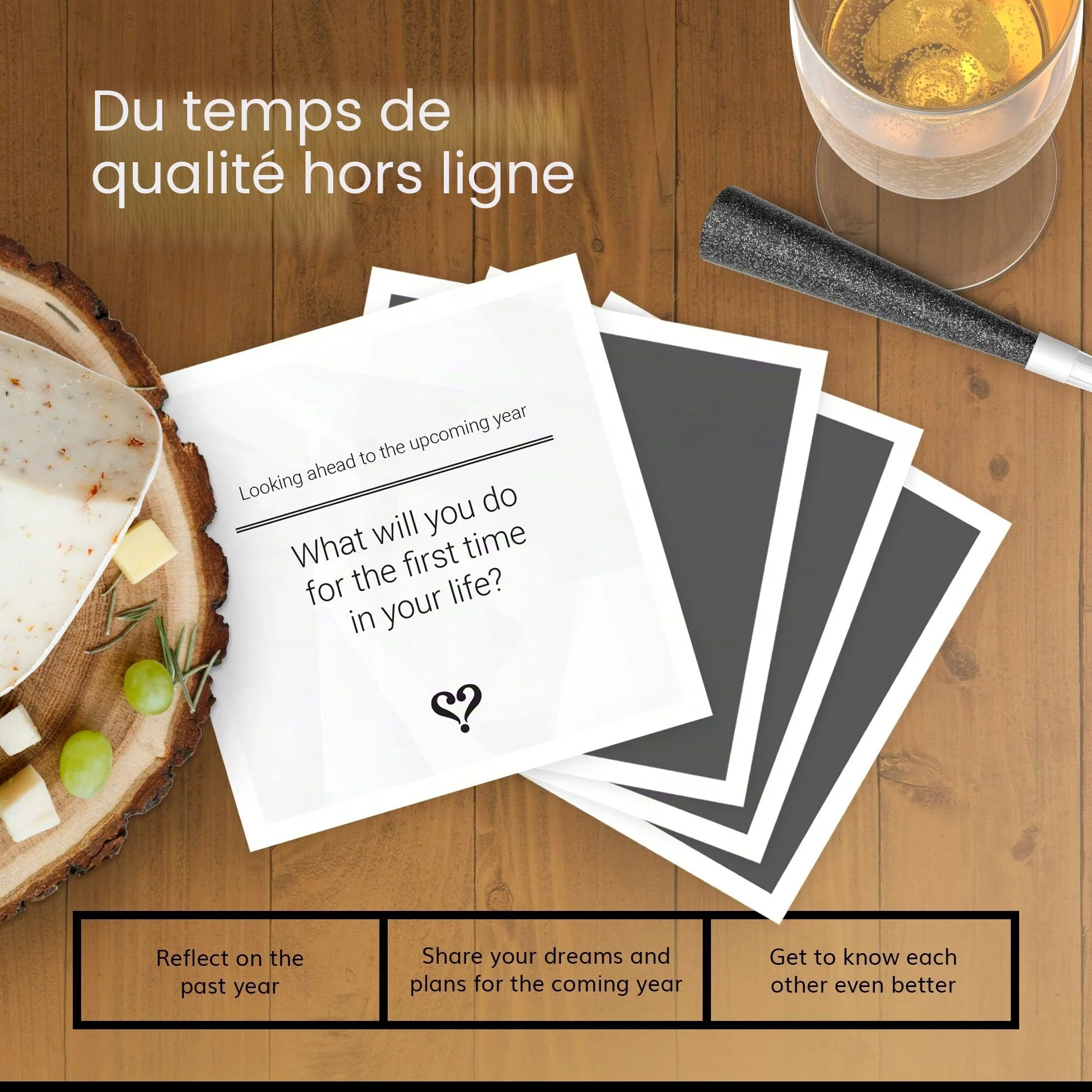 Vertellis Cartes de conversation Holiday Edition - Démarreurs de conversation bien pensés et questions pour les fêtes et les rassemblements - Cartes de pleine conscience et de conversation engageantes