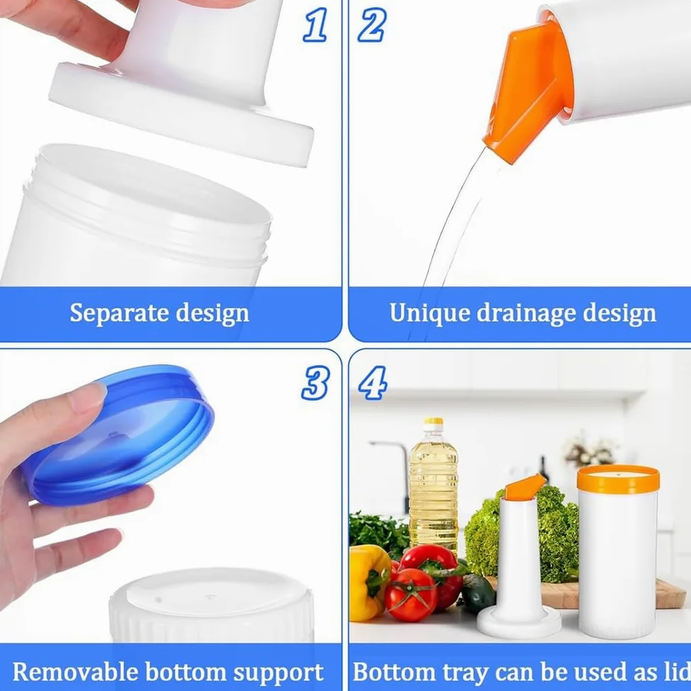Ensemble de 6 Bouteilles de Jus Professionnelles pour Bar - Becs Verseurs de Jus de 0,9 Pinte pour Barman, Contenants de Stockage et de Versement
