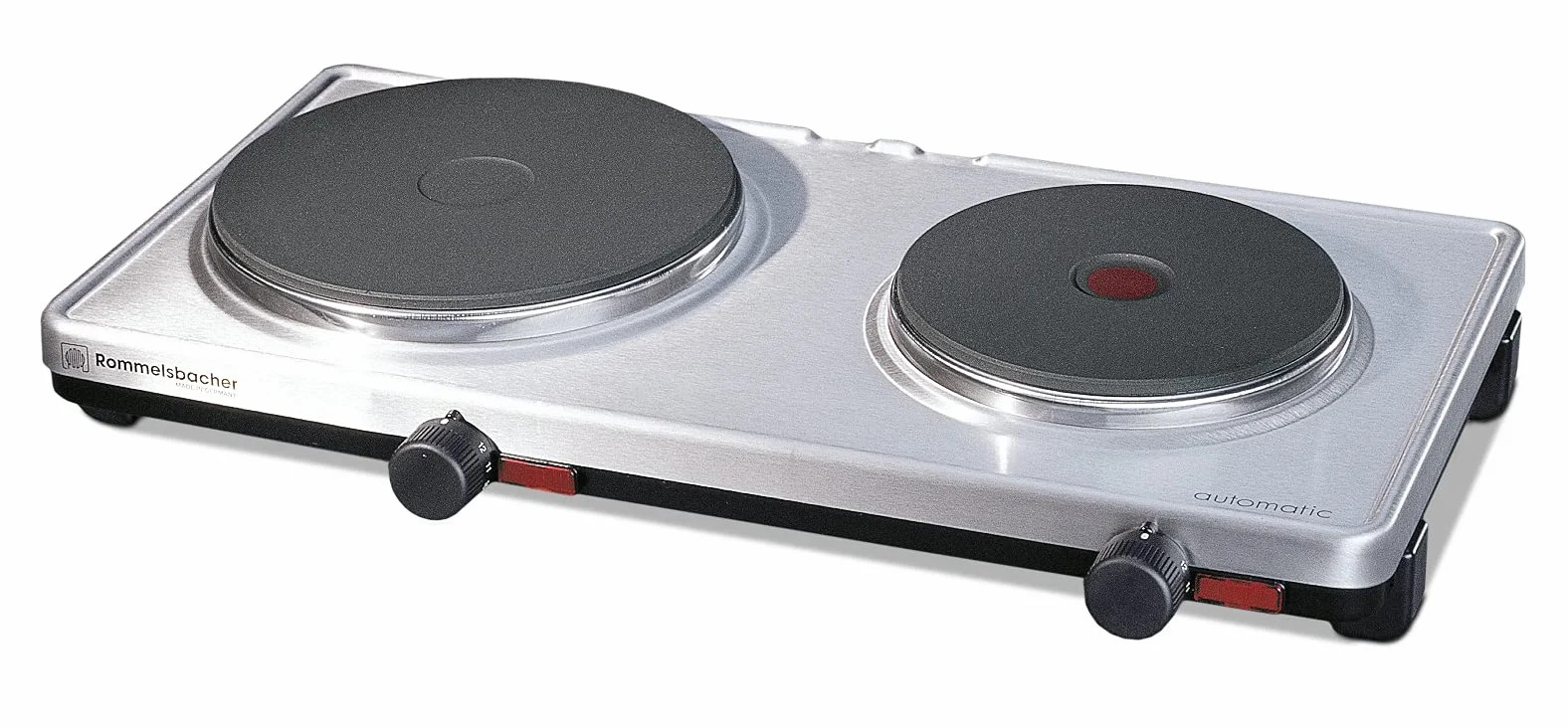 Rommelsbacher AK 3099/E Plaque de cuisson double Acier inoxydable 3000 W (Import Allemagne)