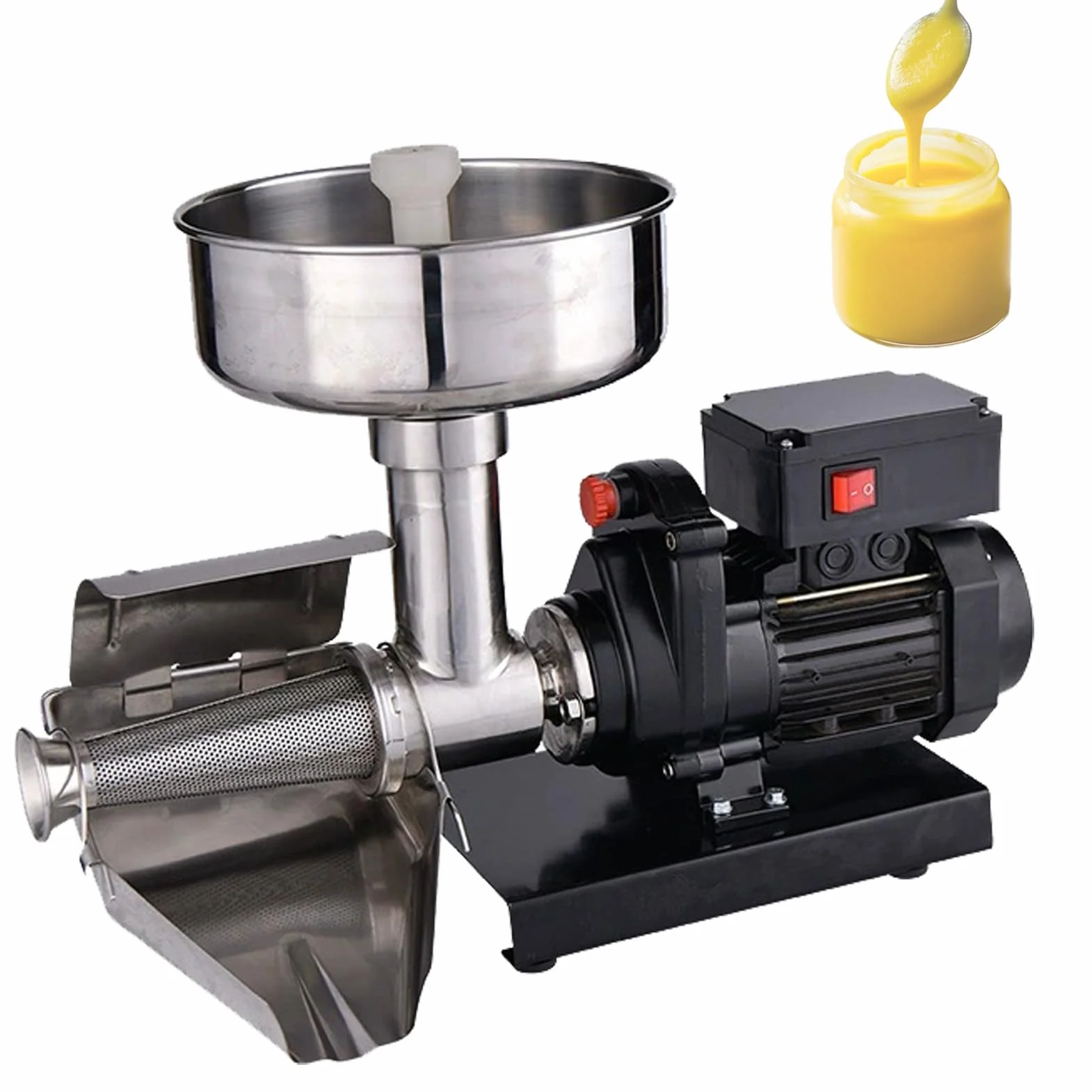 Machine à sauce tomate électrique – Passoire à fruits et légumes en acier inoxydable pour sauces et purées faites maison