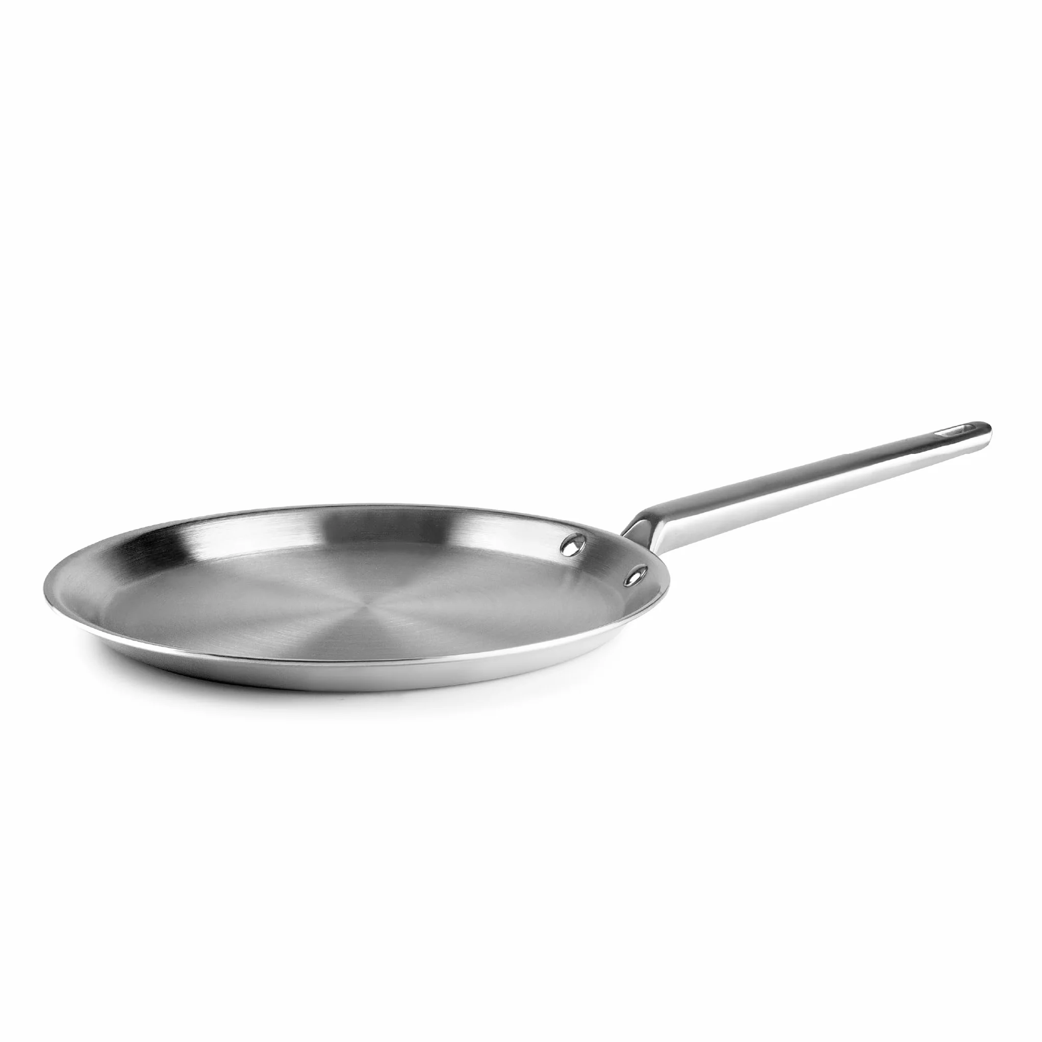 IBILI - Crêpière 5Ply Element 26 cm, acier inoxydable, sans antiadhésif, 5 couches, compatible induction