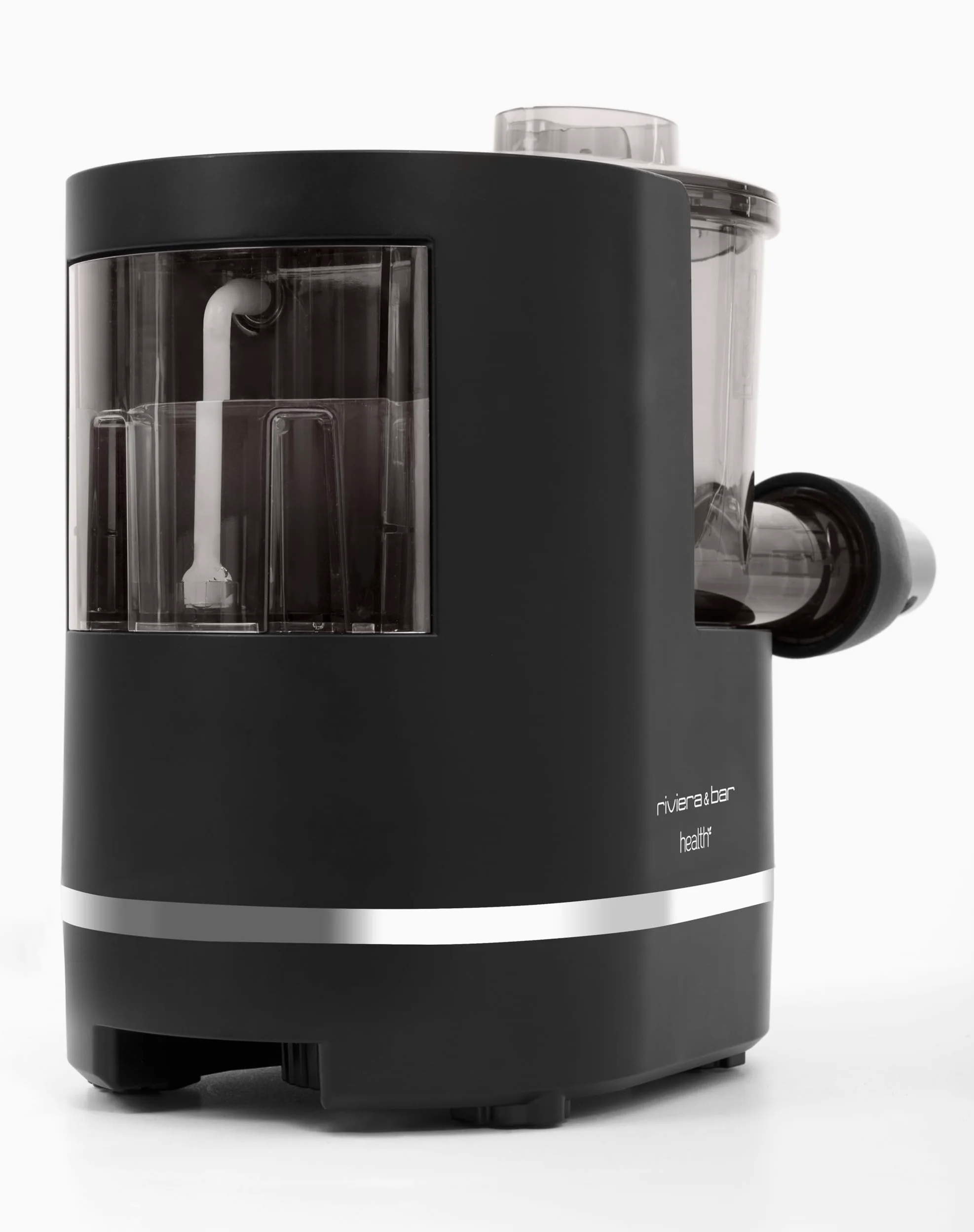 riviera&bar Machine à Pâtes - Balance Intégrée, 220W, 2 Programmes Automatique/Semi-Automatique - 8 Types de Pâtes, Programme Sans Gluten - Sécurité Avancée, Nettoyage Facile - Noir