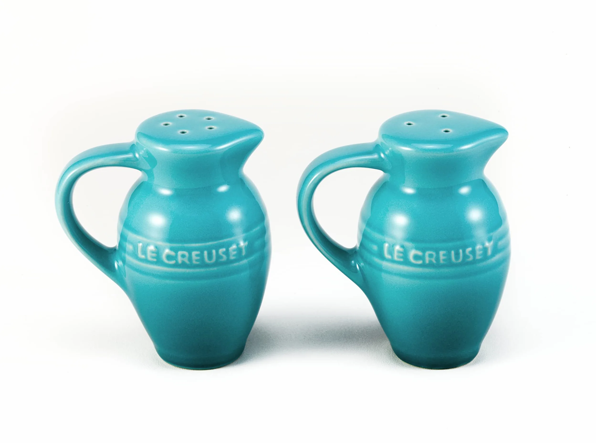 Le Creuset Kit salière et poivrière Bleu Caraïbes 110 ml