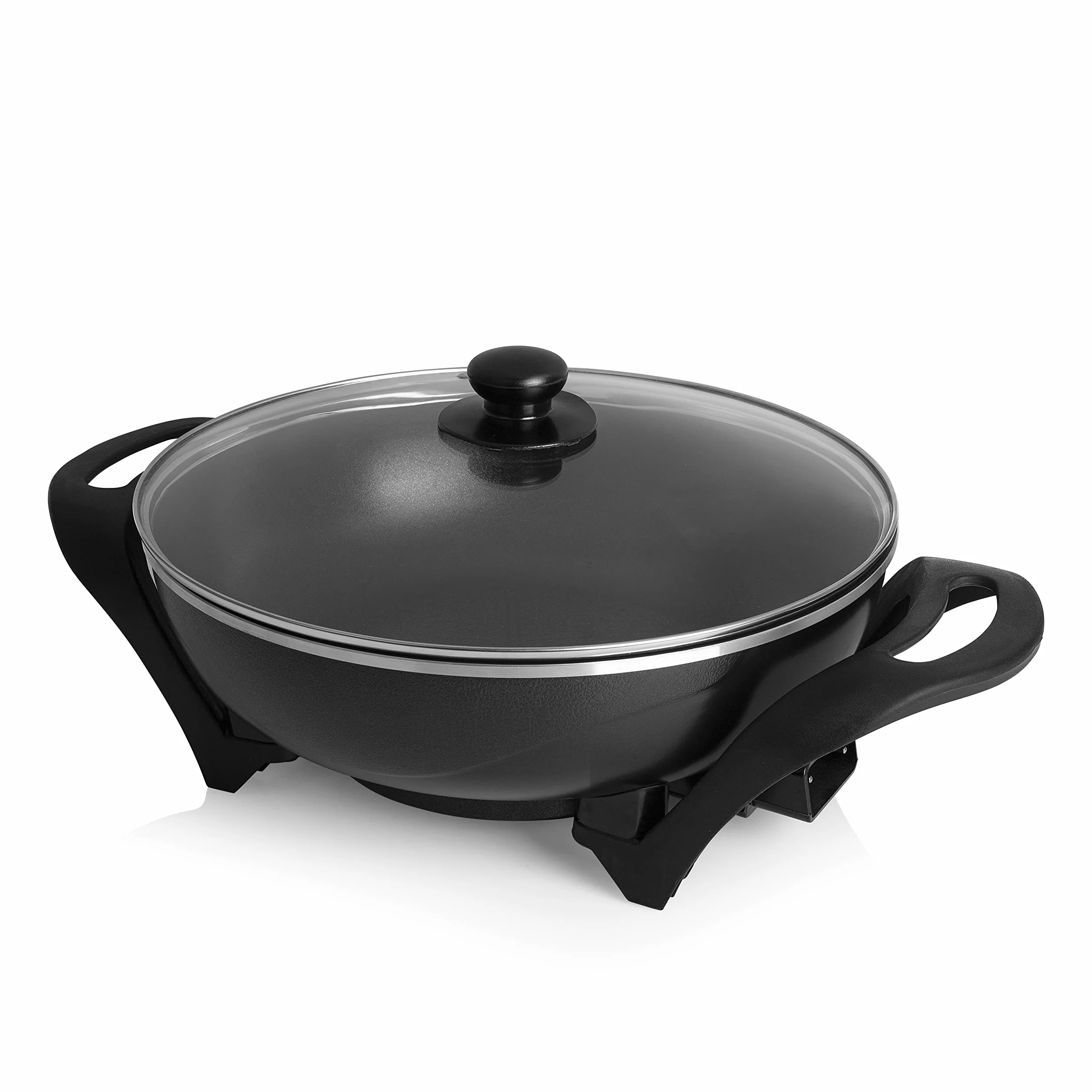 Wok électrique Tristar PZ-9130-4,5 L - Diamètre : 33 cm - 1 500 W - Inox