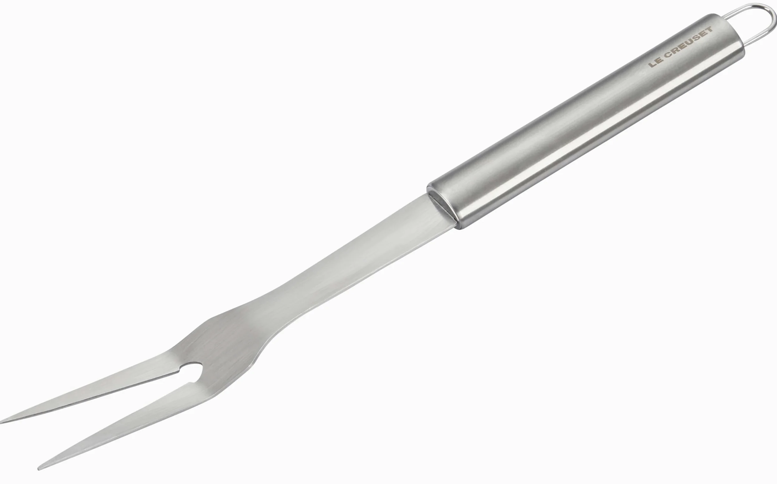 Le Creuset Fourchette extérieure à Deux Dents en Acier Inoxydable, 44,5 cm