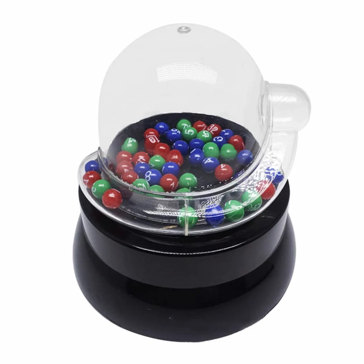 ifundom Machine à Loto Machine à Boules de Loterie pour Âges Variés Design Transparent Résultat Équitable Jeux de Société et Karaoké