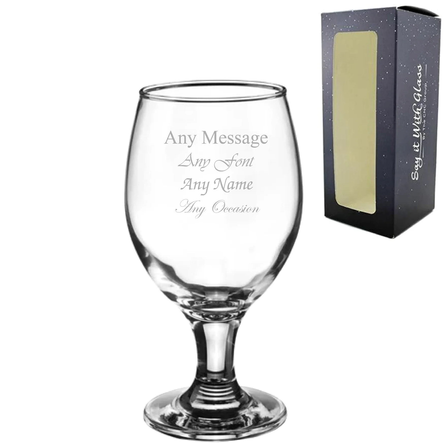 Verre à bière et bière avec boîte cadeau 400 ml